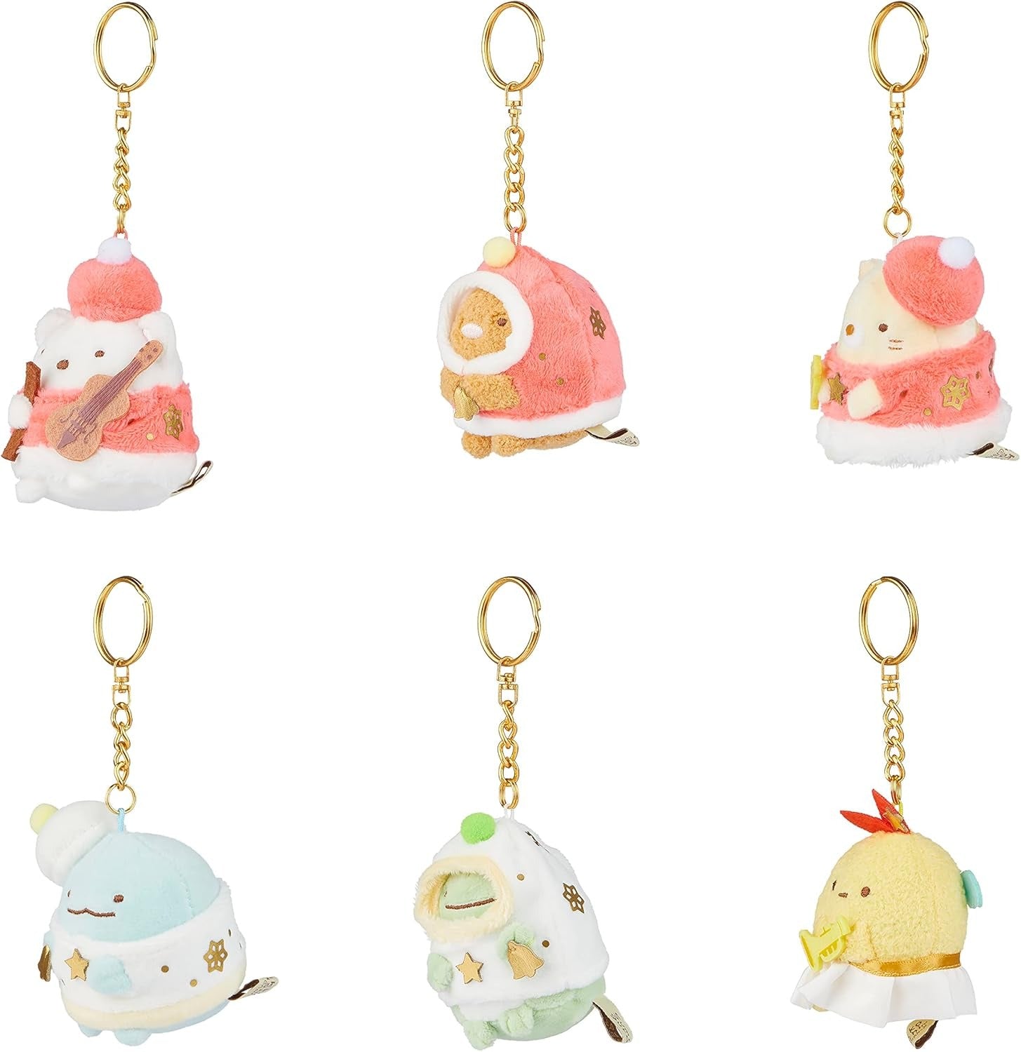 Sumikkogurashi:Musical Christmas Blind Box Keychain Plush Plushies Sumikko Gurashi