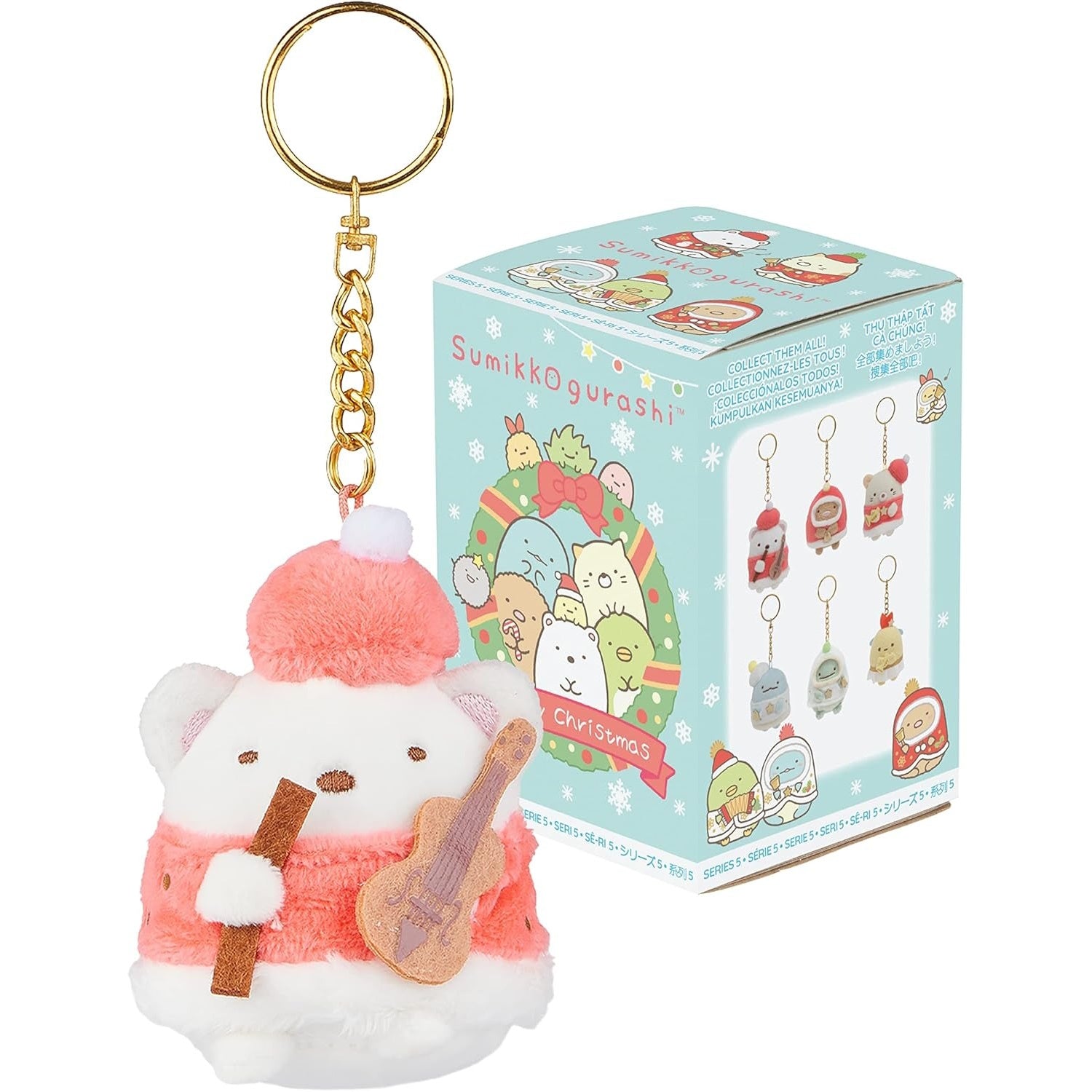 Sumikkogurashi:Musical Christmas Blind Box Keychain Plush Plushies Sumikko Gurashi