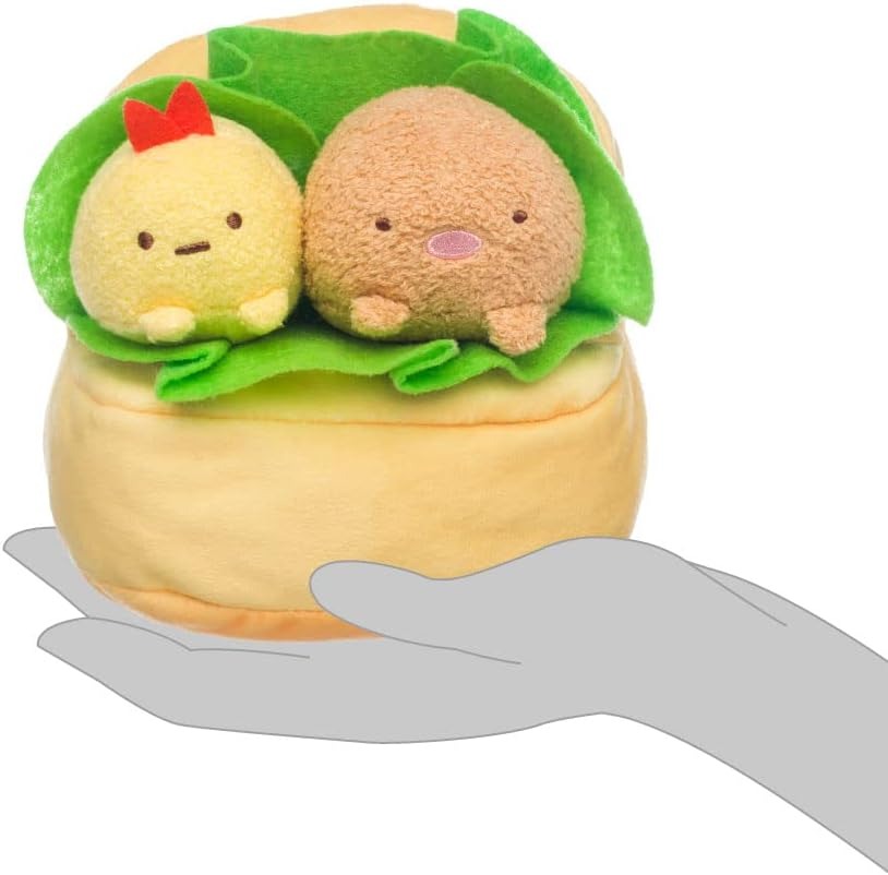 Sumikkogurashi San-X Original: Tonkatsu and Ebi Sandwich Plush Plushies Sumikko Gurashi