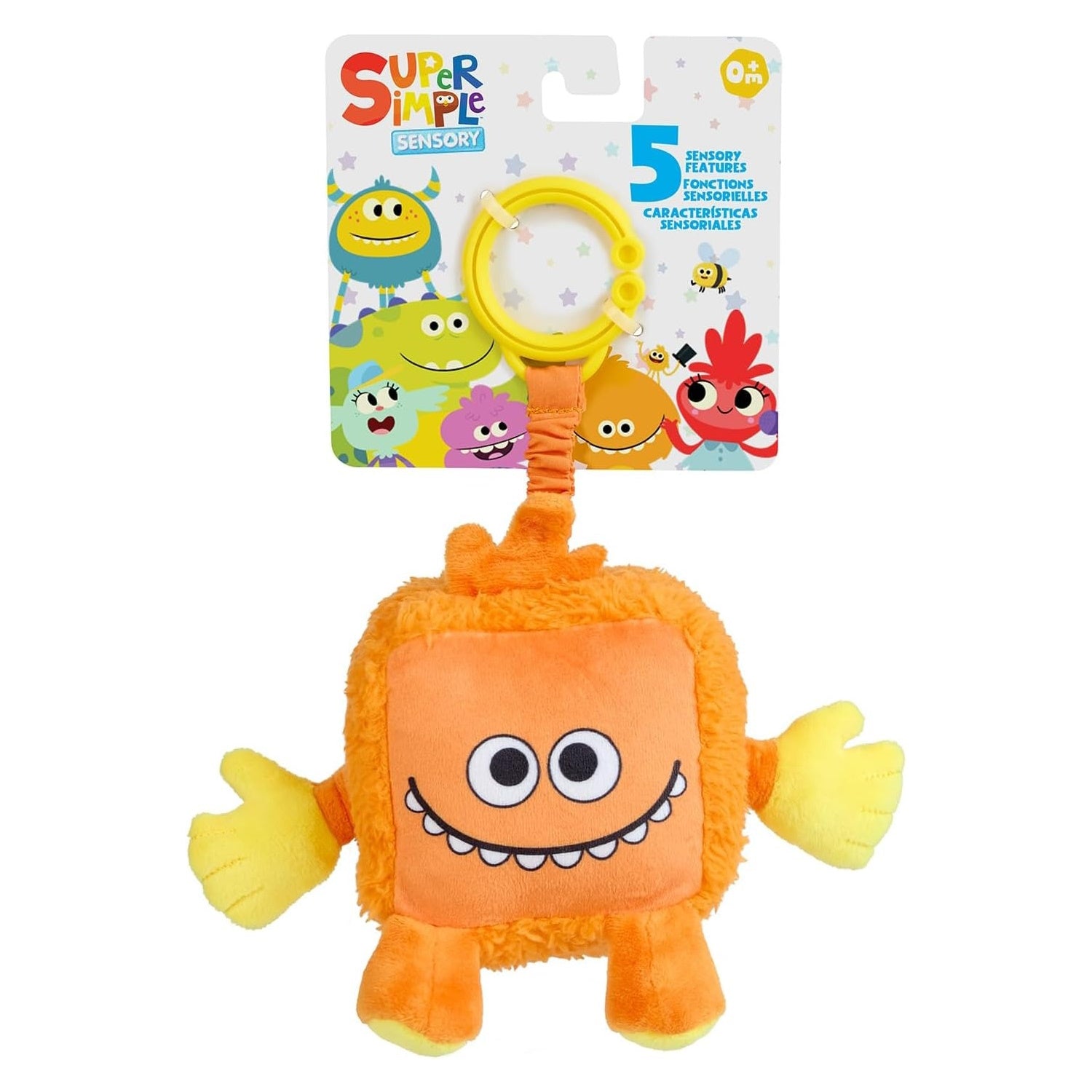 Super Simple: Sensory Plush Monster - Dewey (Orange) Plushies WowWee