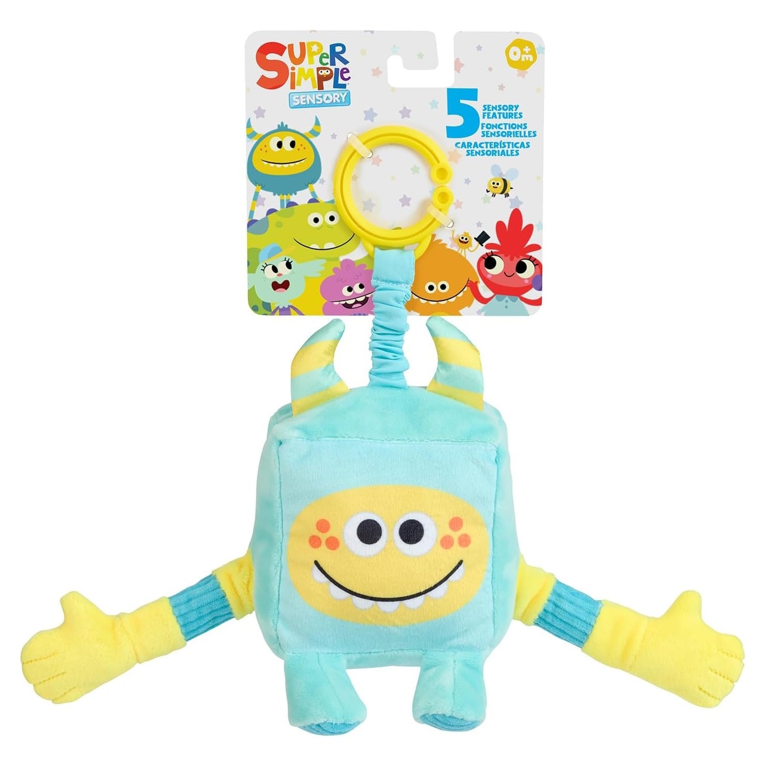 Super Simple: Sensory Plush Monster - Rizzo (Blue) Plushies WowWee
