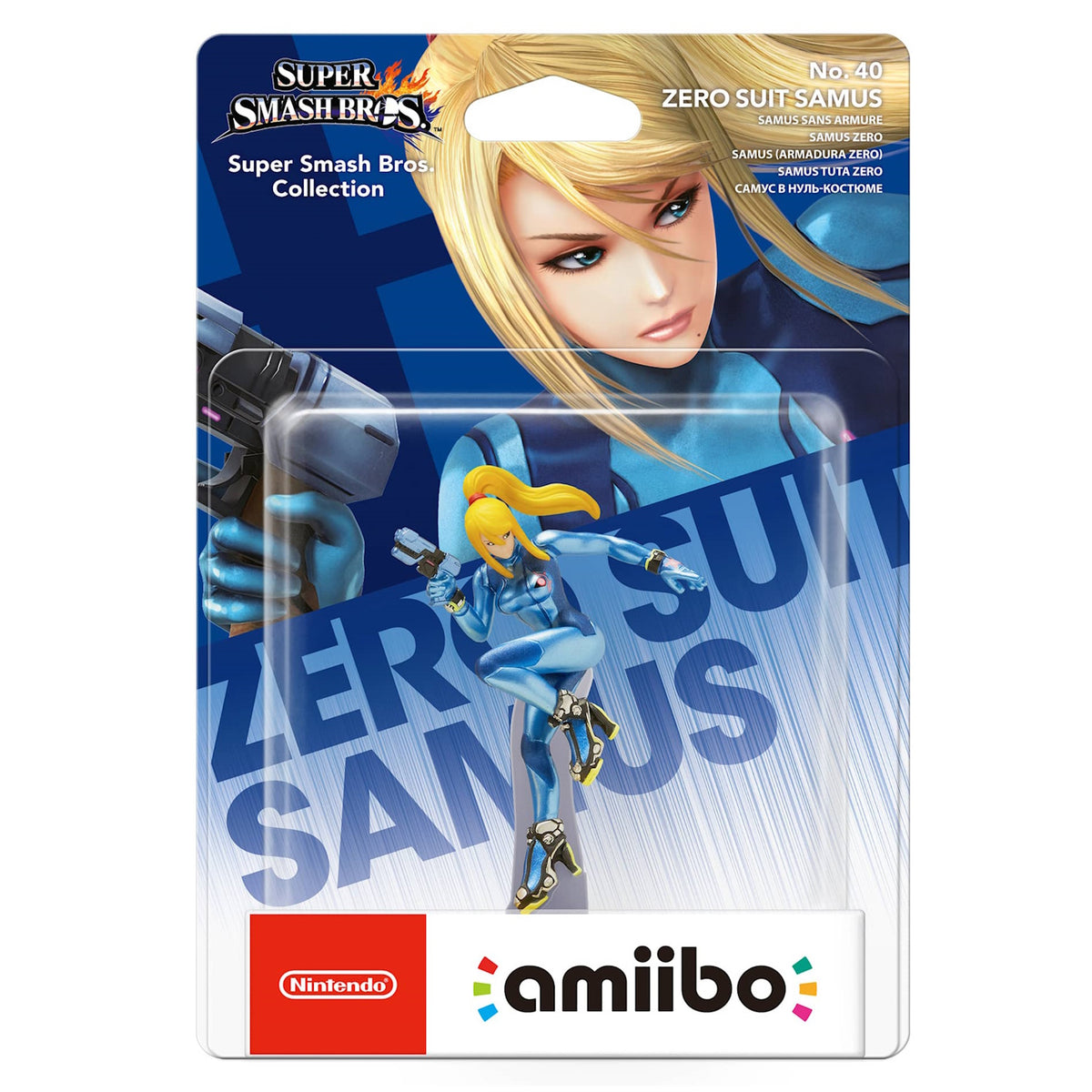 Super Smash Bros: Zero Suit Samus Amiibo [Nintendo Accessory] Nintendo Amiibo Nintendo