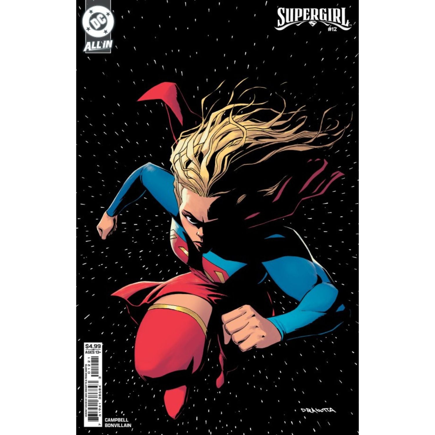 Supergirl: #12 [Nick Dragotta CVR B] 2025 Comics DC Comics