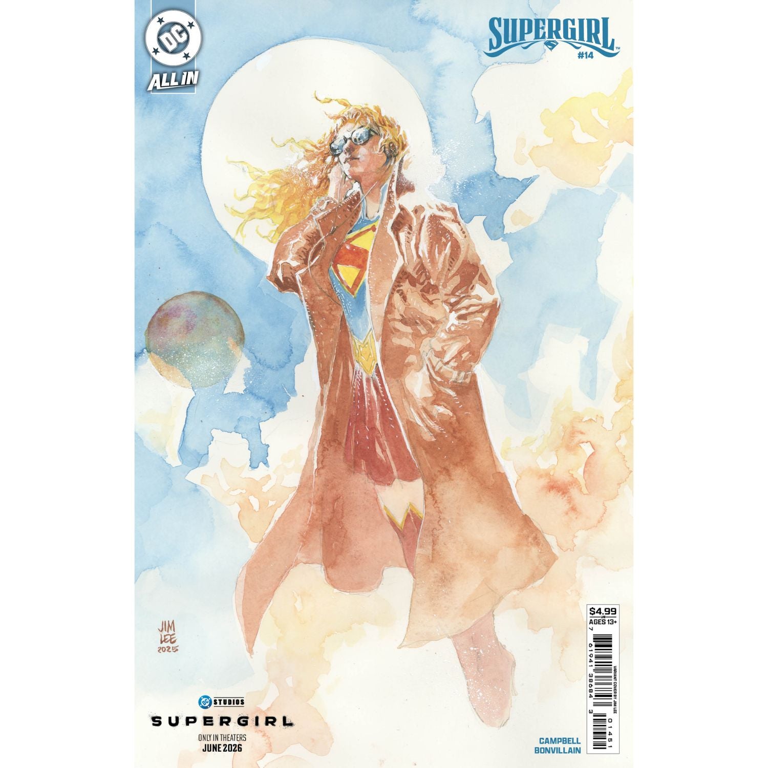 Supergirl: #14 [Jim Lee Supergirl Movie CVR E] 2025 Comics DC Comics