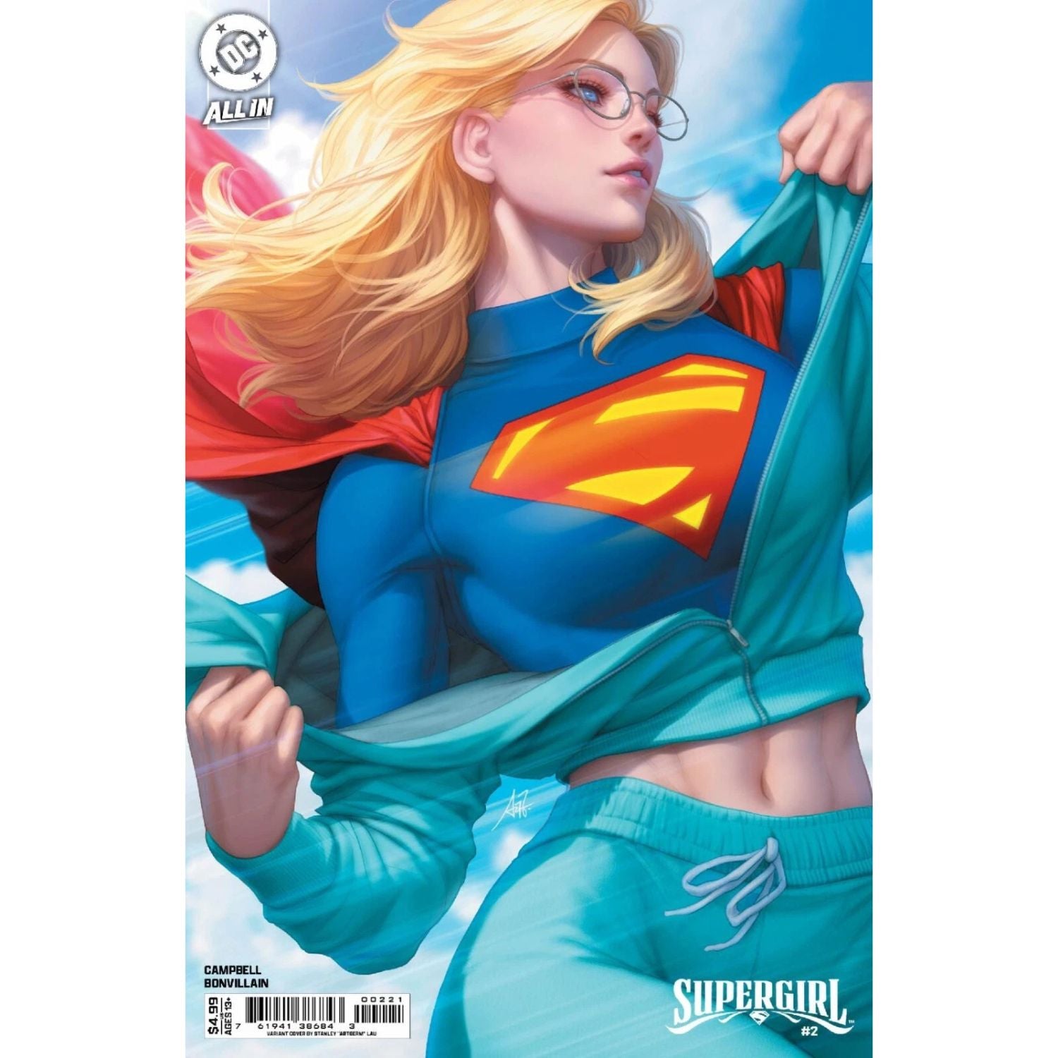 Supergirl: #2 [Artgerm CVR B] 2025 Comics DC Comics