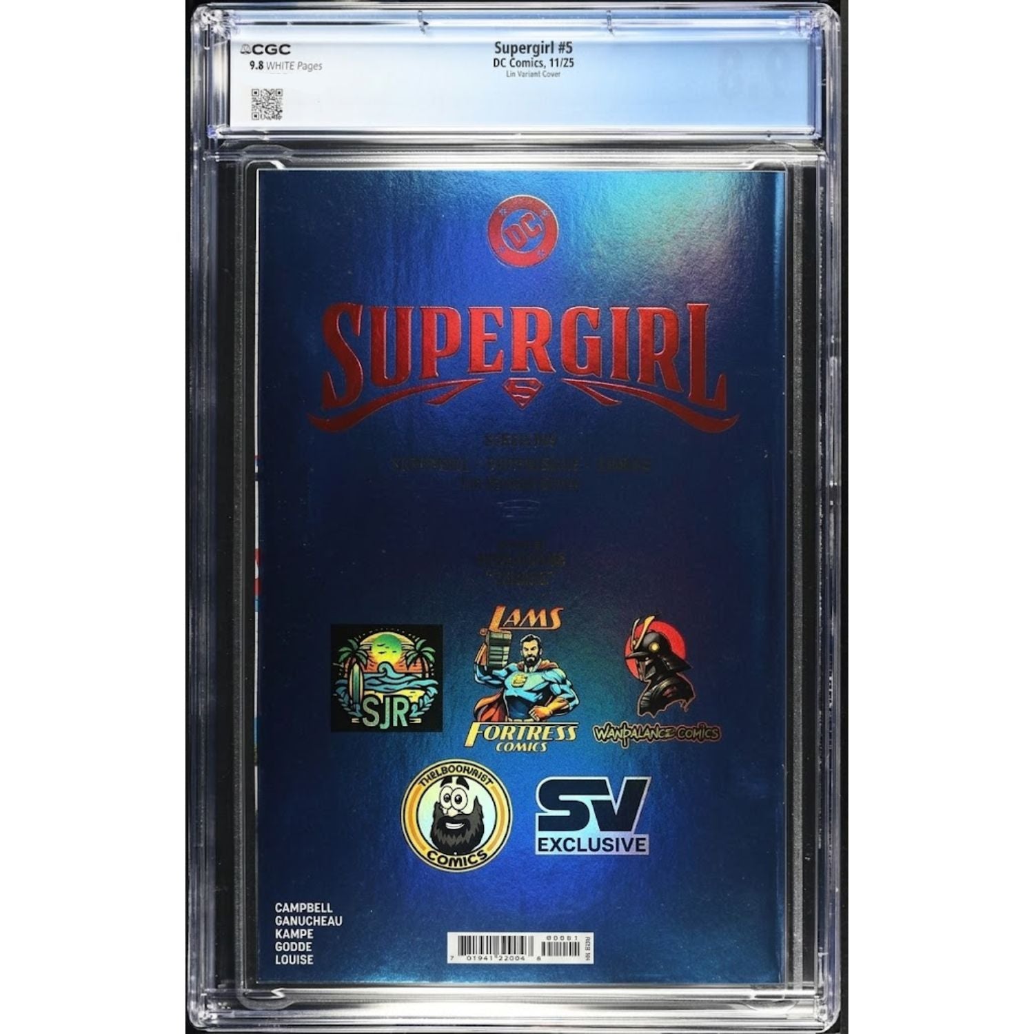 Supergirl: #5 [Rachta Lin CGC 9.8 LACC/Shopville CVR] 2025 Comics DC Comics