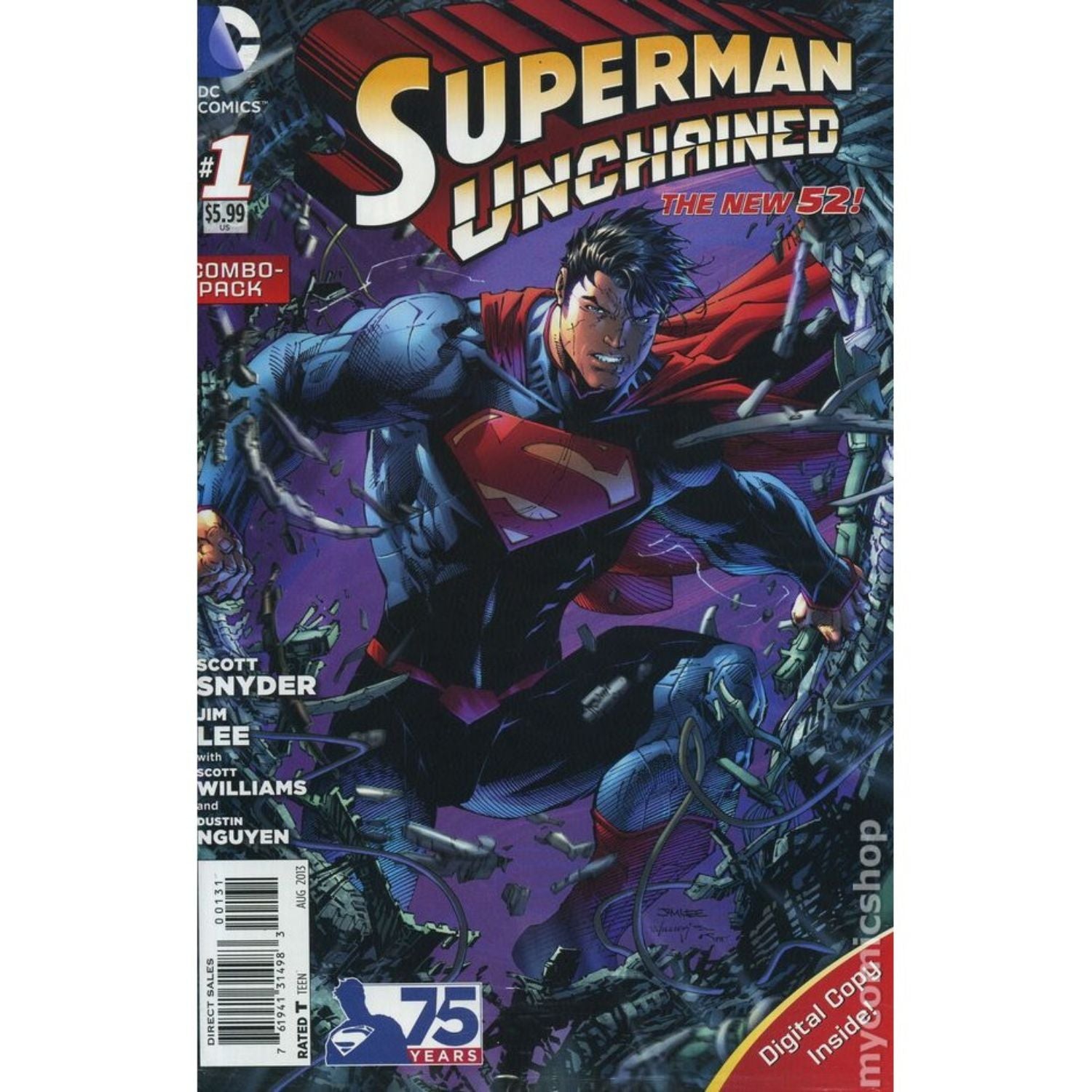 Superman: Unchained #1 [New 52 CVR A] 2013 Comics DC Comics