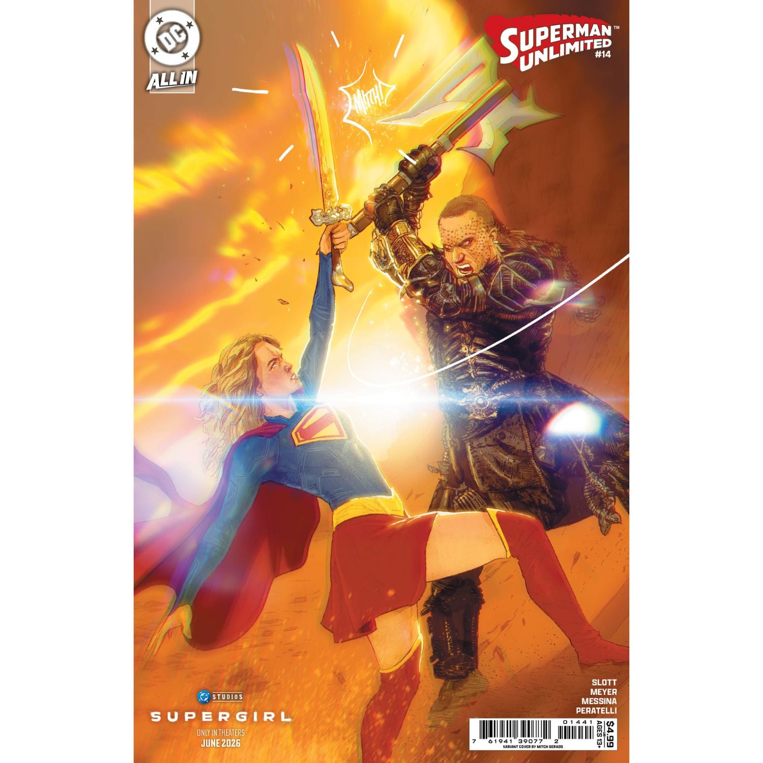 Superman Unlimited: #14 [Mitch Gerads CVR D] 2025 Comics DC Comics