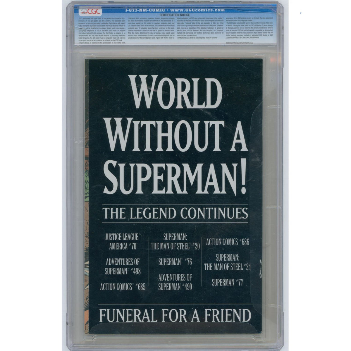 Superman: #75 [Jurgens and Breeding CGC 8.5] 1993 Comics DC Comics