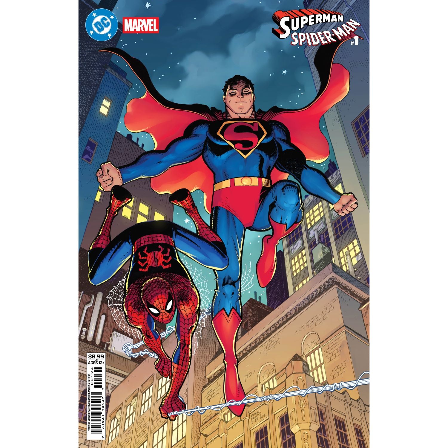 Superman/Spider-Man: #1 [Arthur Adams CVR L] 2026 Comics DC Comics