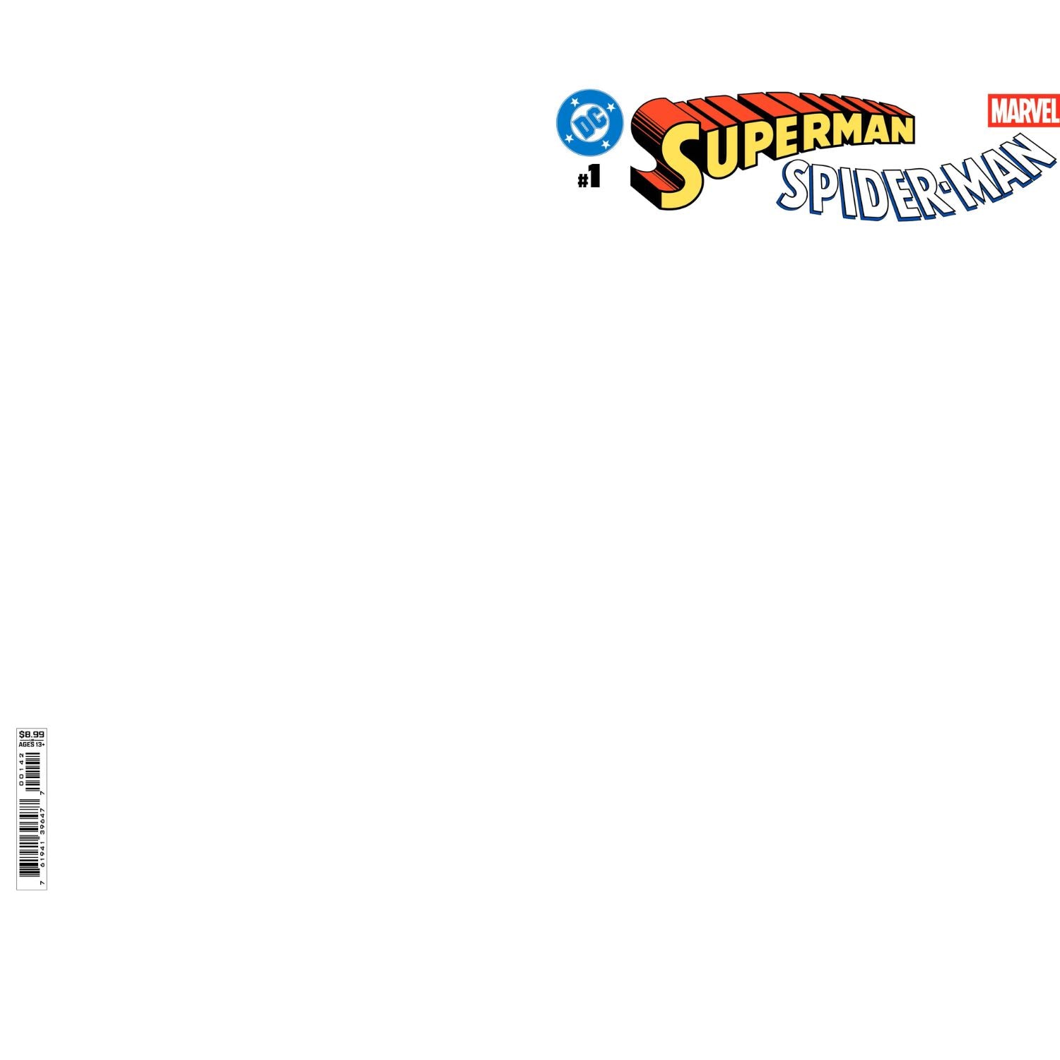 Superman/Spider-Man: #1 [Blank Sketch CVR Z] 2026 Comics DC Comics