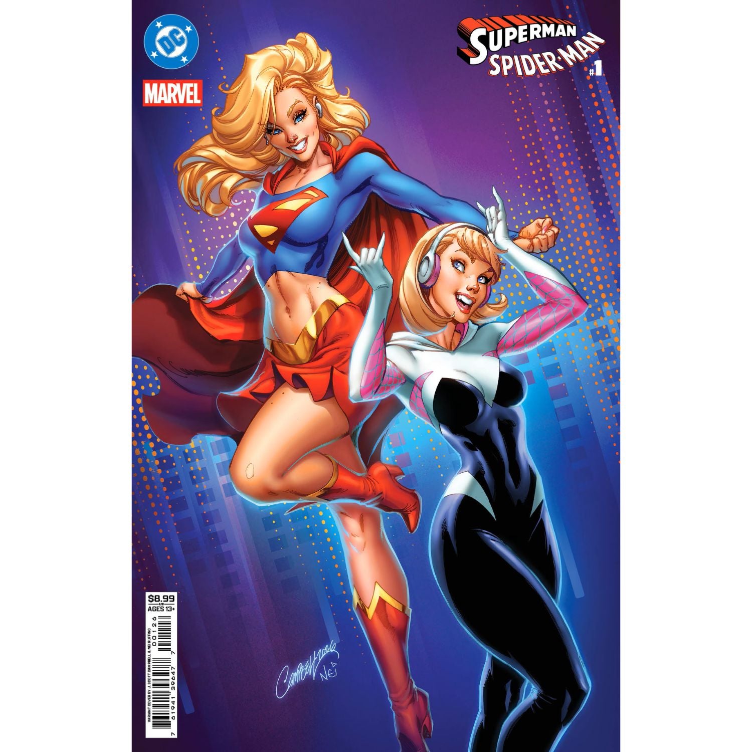 Superman/Spider-Man: #1 [J Scott Campbell CVR N] 2026 Comics DC Comics