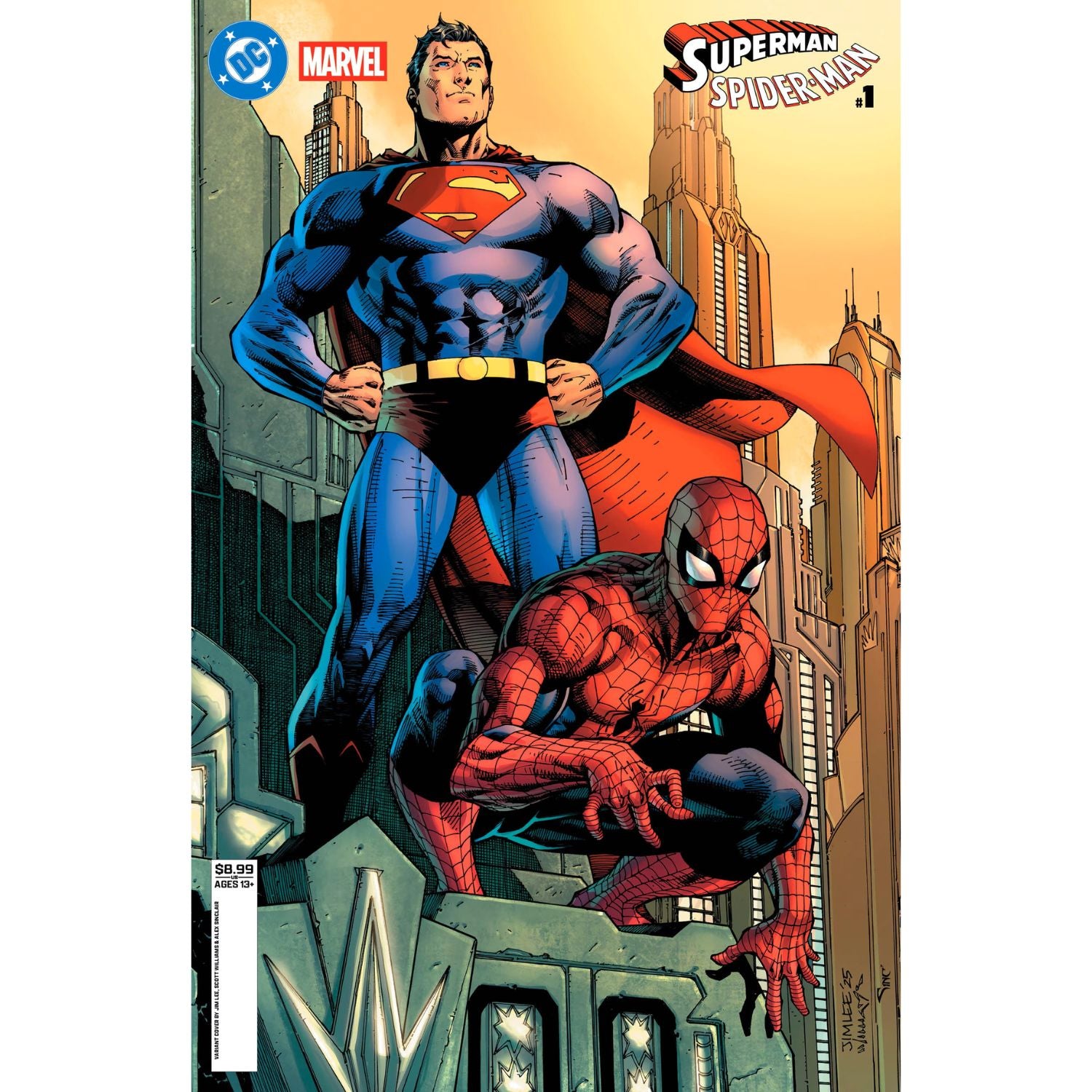 Superman/Spider-Man: #1 [Jim Lee CVR B] 2026 Comics DC Comics