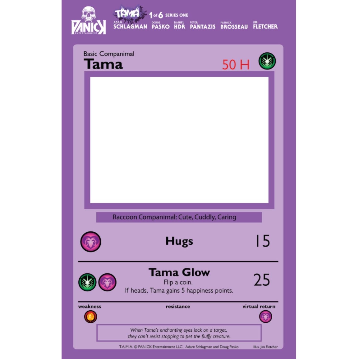 T.A.M.A: #1 [Jim Fletcher TCG Sketch 2nd Print CVR D] 2025 Comics Panick Entertainment