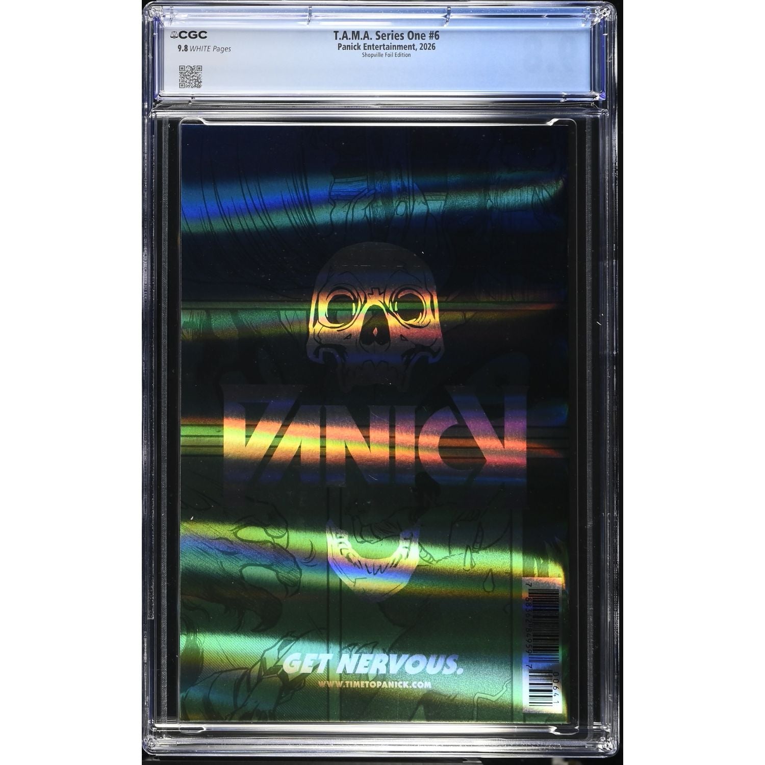 T.A.M.A.: #6 [Matthew Waite CGC 9.8 Shopville Exclusive Foil] 2025 Comics Panick Entertainment