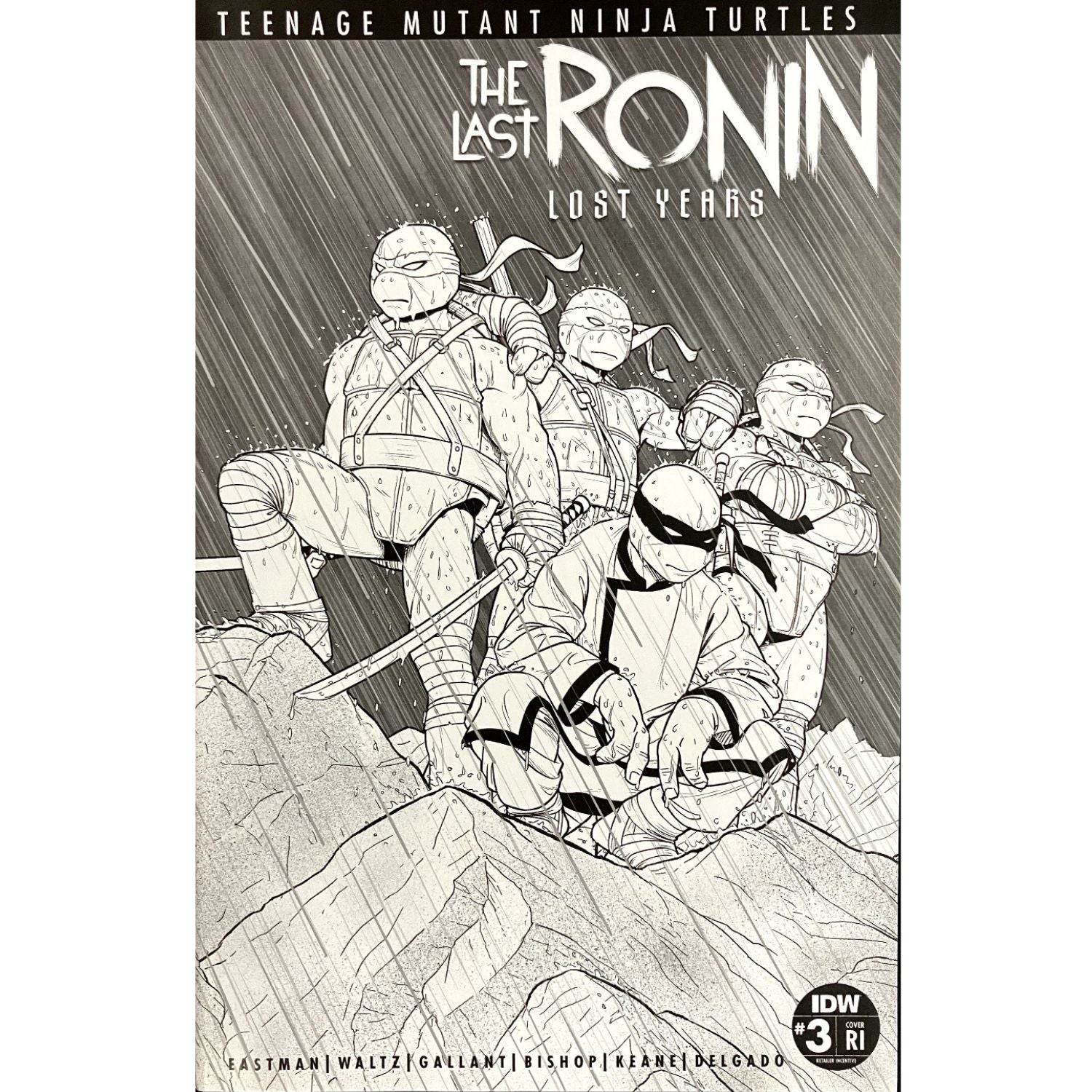 TMNT The Last Ronin The Lost Years: #3 [Jamie McKelvie - 1:50] 2023 Comics IDW Publishing