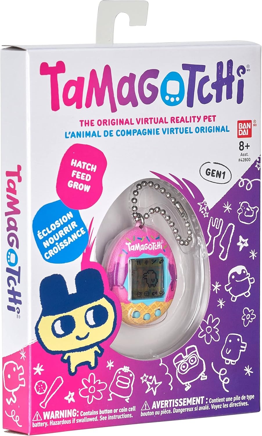 Tamagotchi Original: Ice Cream - Gen 1 Electronics Bandai Namco