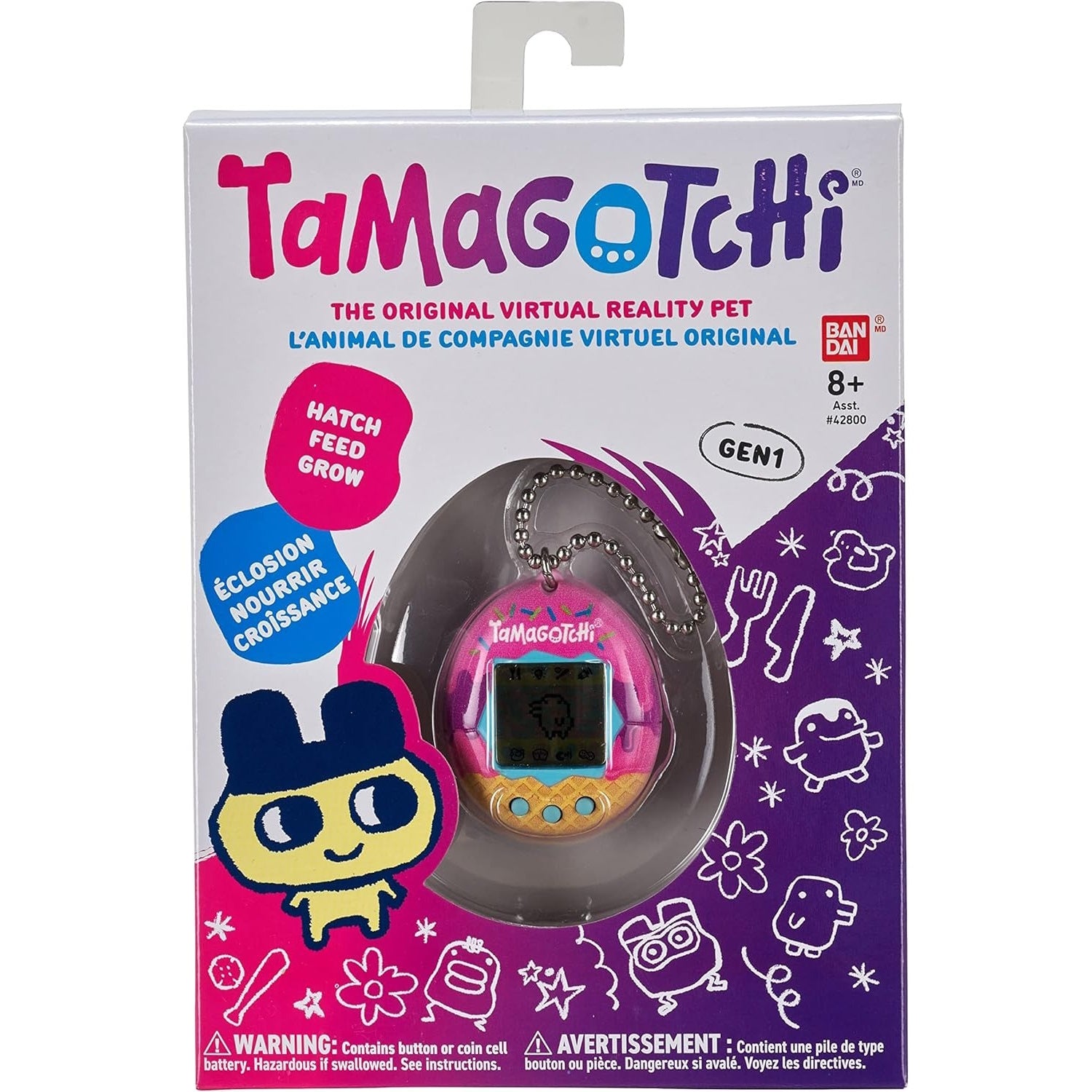 Tamagotchi Original: Ice Cream - Gen 1 Electronics Bandai Namco