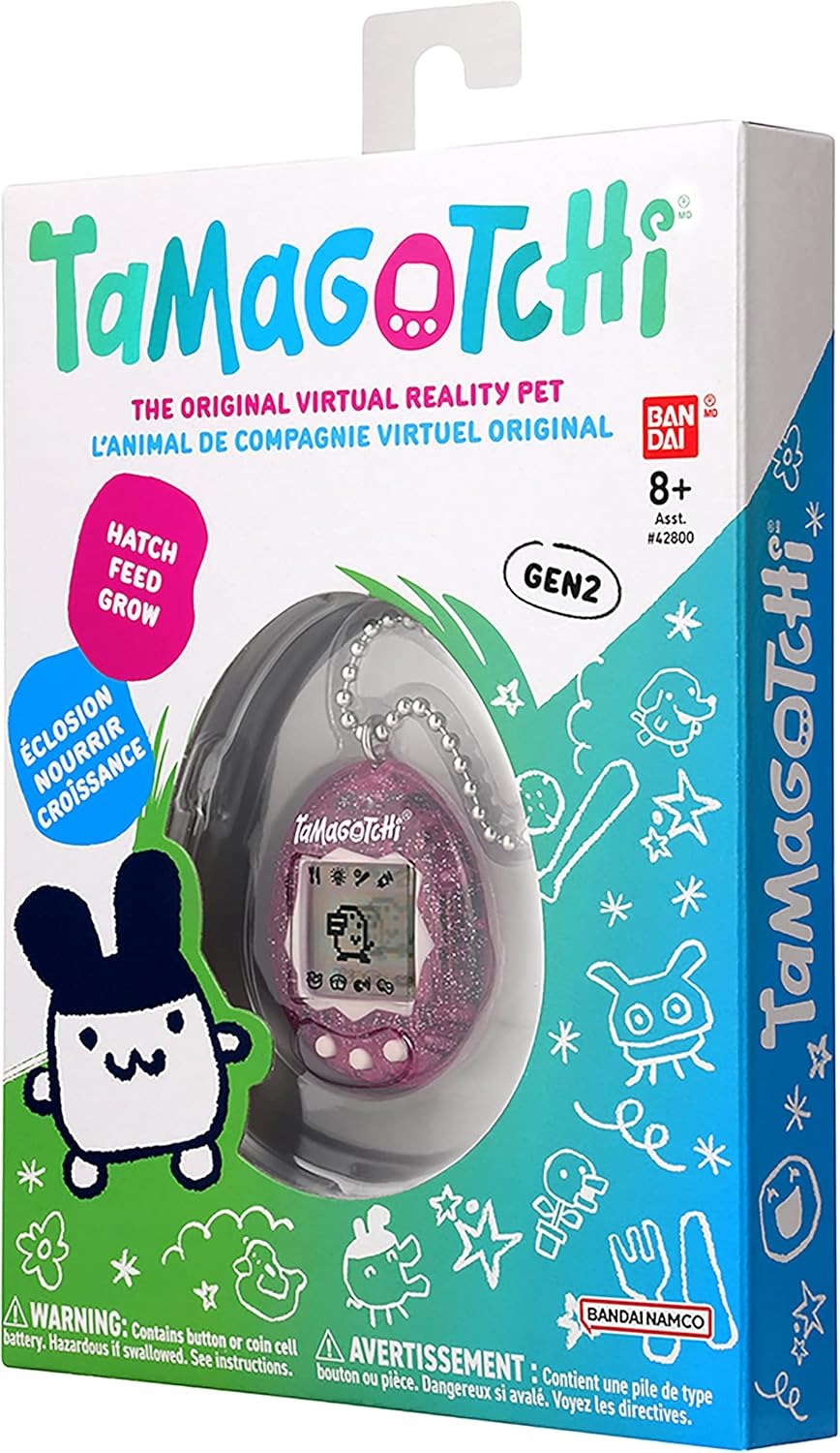 Tamagotchi Original: Pink Glitter - Gen 2 Electronics Bandai Namco