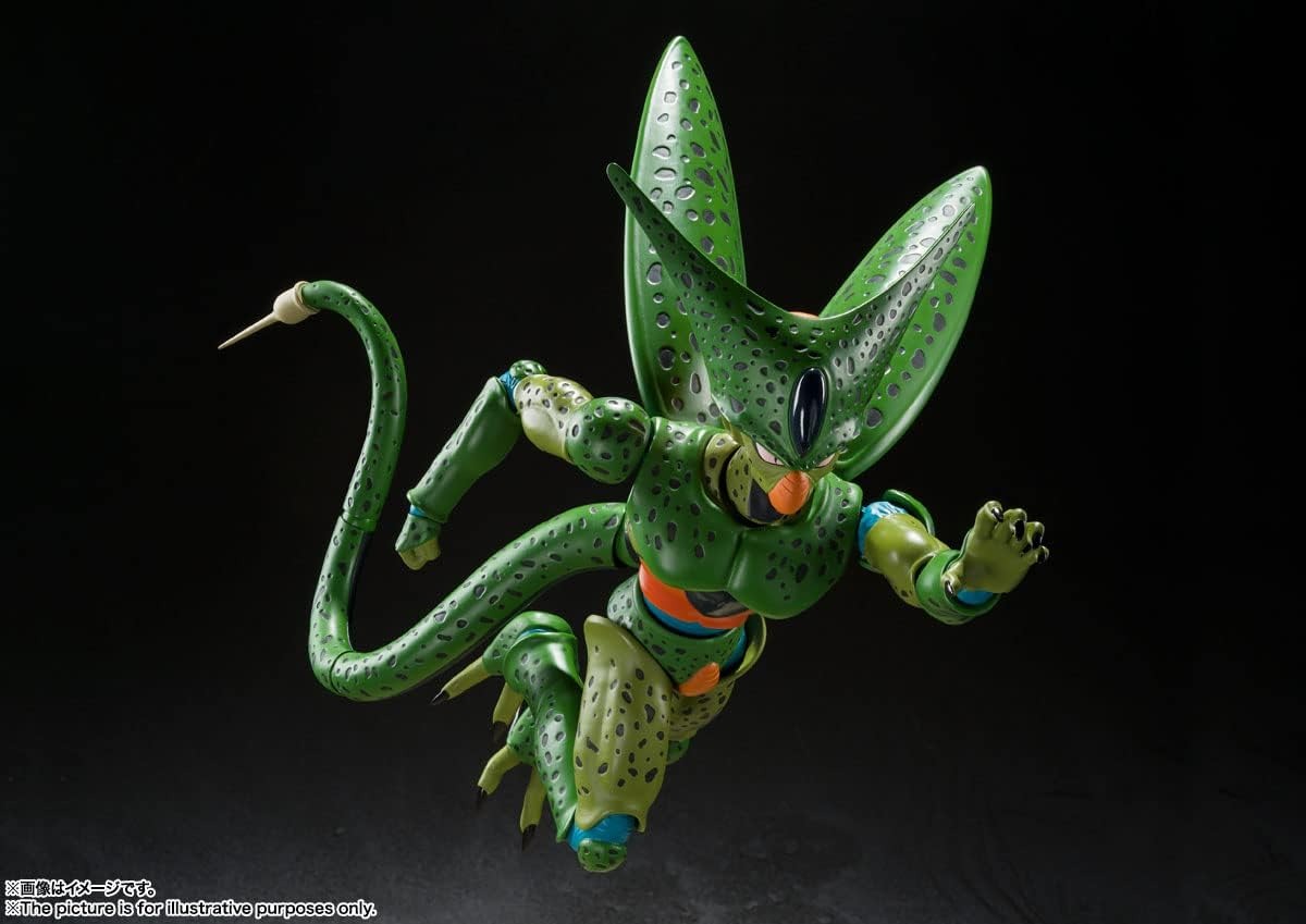 Tamashii Nations: Dragon Ball Z Cell First Form - Reissue S.H.Figuarts Toys & Games Bandai Namco
