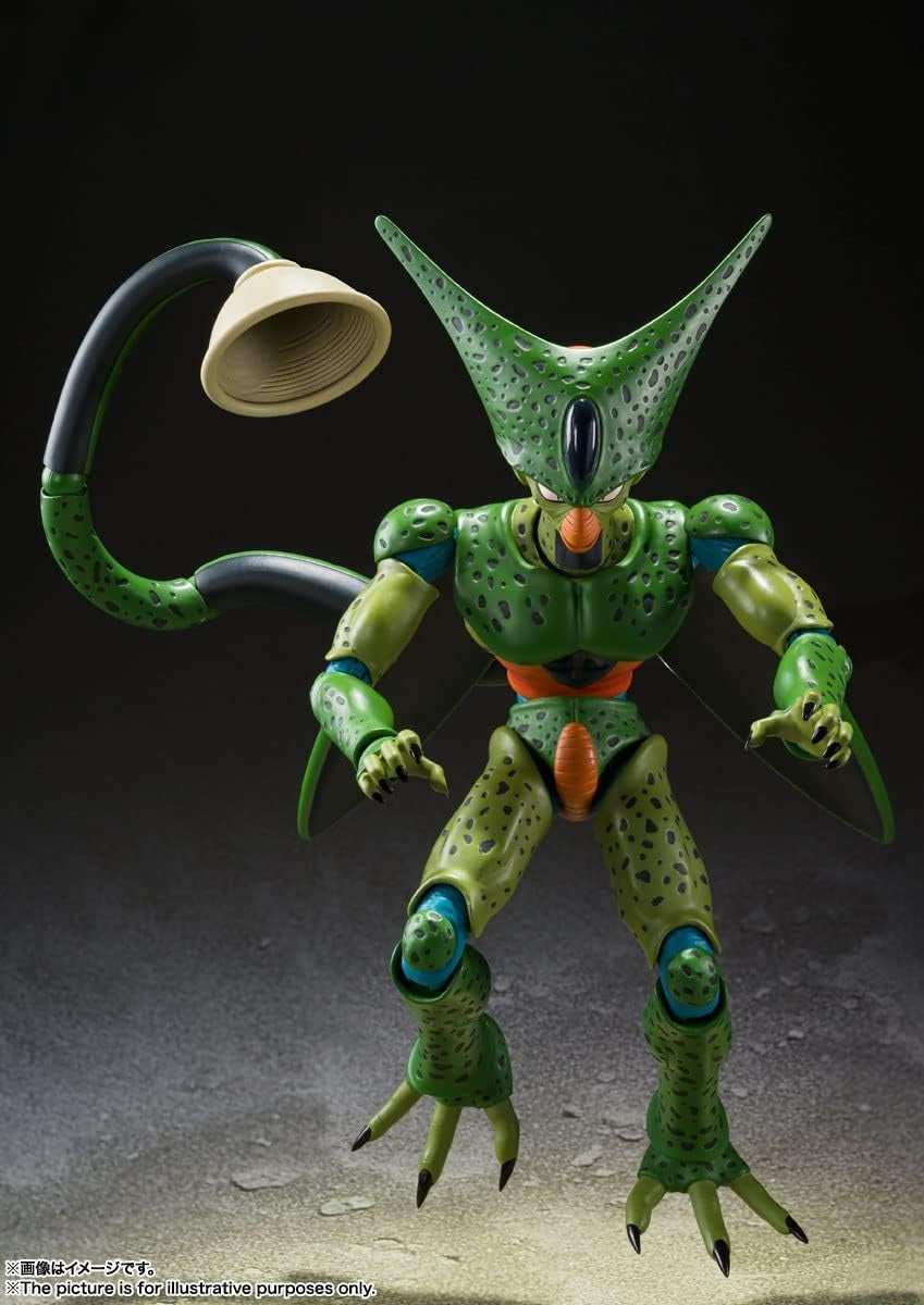 Tamashii Nations: Dragon Ball Z Cell First Form - Reissue S.H.Figuarts Toys & Games Bandai Namco