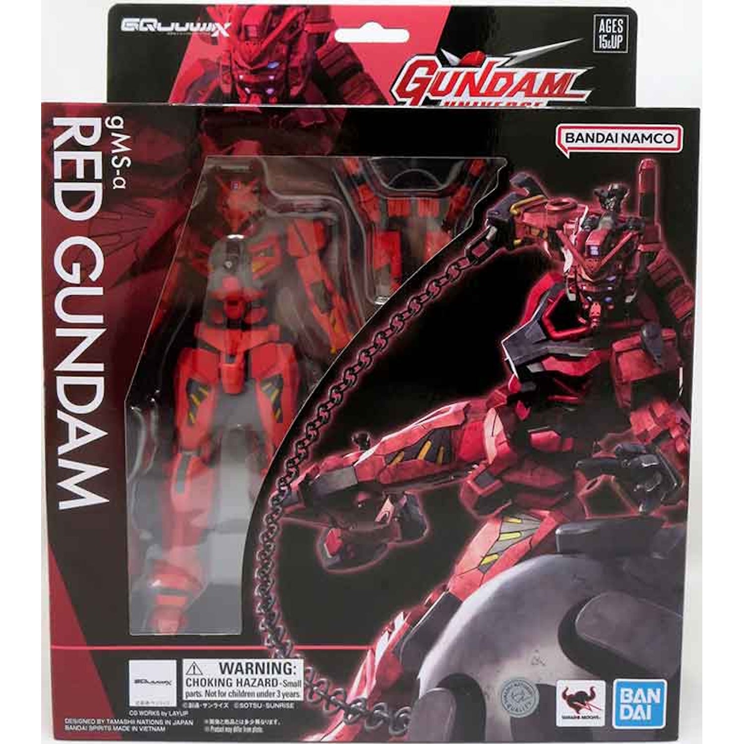 Tamashii Nations: Mobile Suit Gundam: gMS-a Red Gundam GQuuuuuuX S.H. Figuarts Toys & Games Bandai Namco