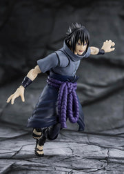 Tamashii Nations: Naruto Shippuden - Sasuke Uchiha Figure Solitary Shinobi Version S.H. Figurarts Toys & Games Bandai Namco