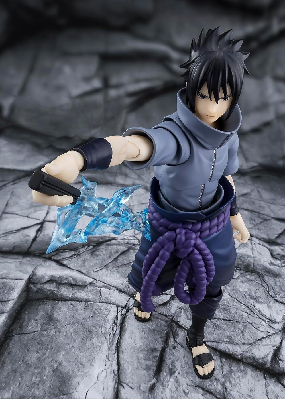Tamashii Nations: Naruto Shippuden - Sasuke Uchiha Figure Solitary Shinobi Version S.H. Figurarts Toys & Games Bandai Namco