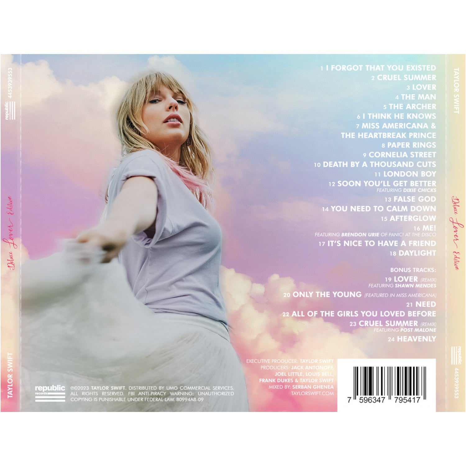 Taylor Swift: Lover Deluxe Album - Version 1 [Audio CD] Audio CD/Vinyl Republic Records