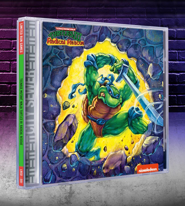 Teenage Mutant Ninja Turtles 3: Radical Rescue Soundtrack [Audio CD] Music (CD) Limited Run Games