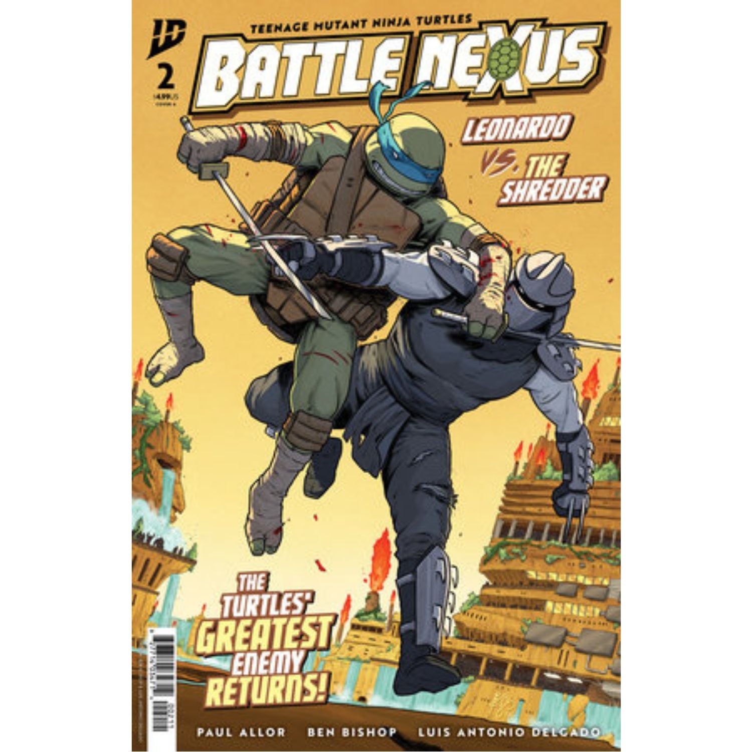 Teenage Mutant Ninja Turtles Battle Nexus: #2 [Ben Bishop CVR A] 2025 Comics IDW Publishing