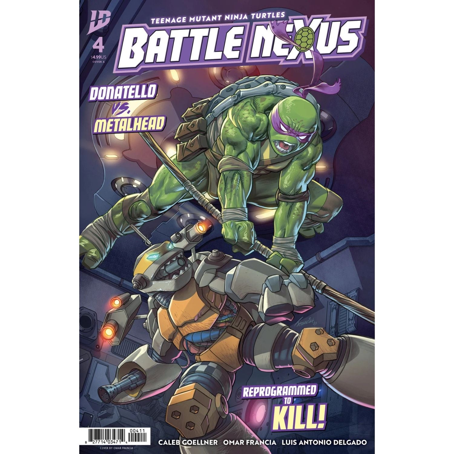 Teenage Mutant Ninja Turtles Battle Nexus: #4 [Omar Francia CVR A] 2026 Comics IDW Publishing