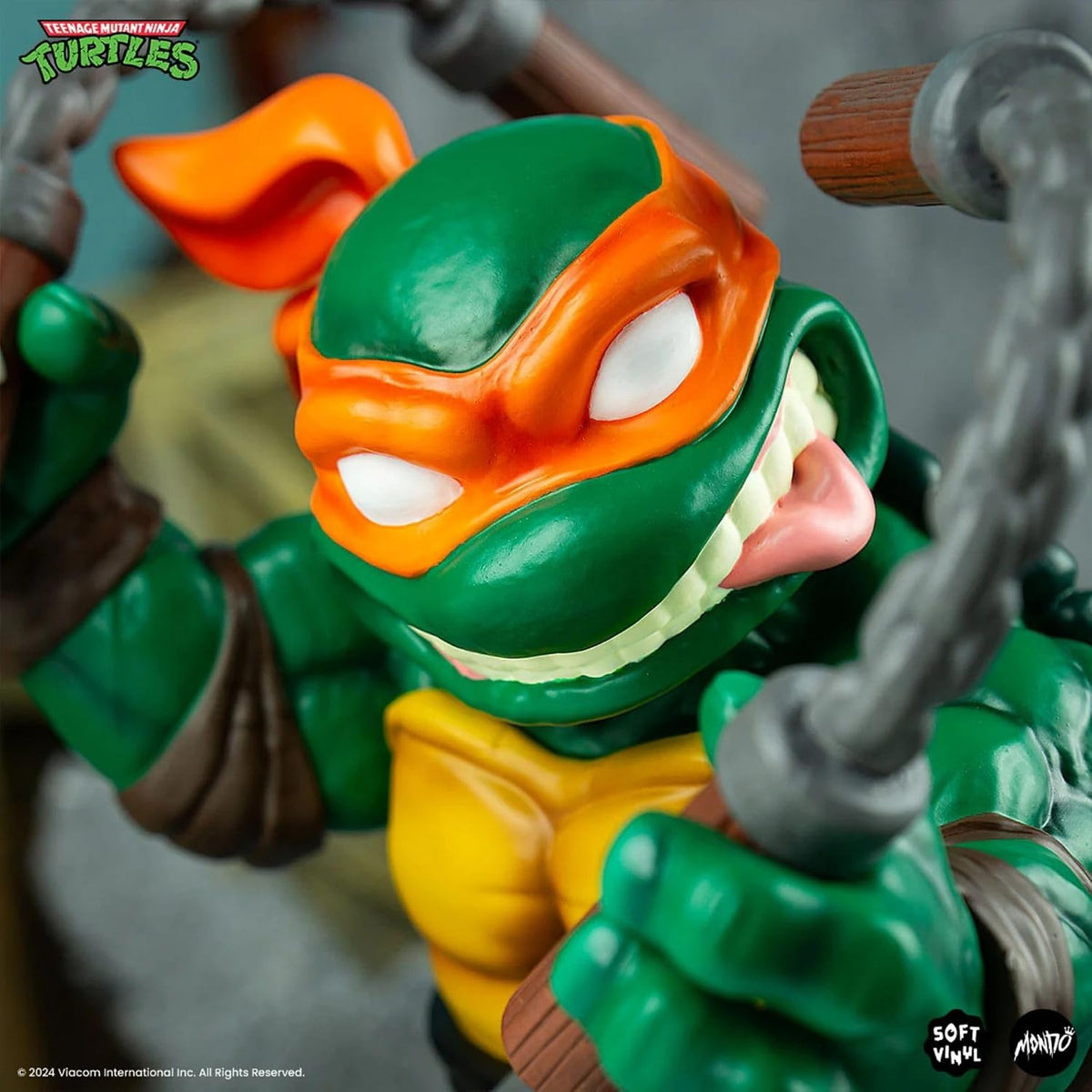 Teenage Mutant Ninja Turtles: Michelangelo Soft Vinyl Figure Toys & Games Mondo