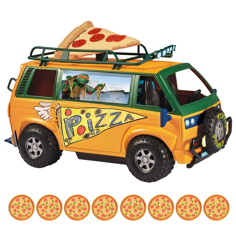 Teenage Mutant Ninja Turtles: Mutant Mayhem PizzaFire Van Toys & Games Playmates