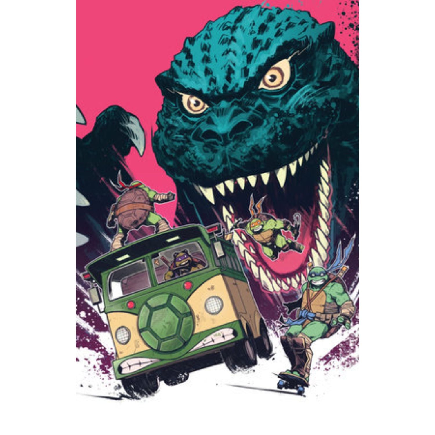 Teenage Mutant Ninja Turtles X Godzilla: #3 [Caspar Wijngaard - 1:25] 2026 Comics IDW Publishing