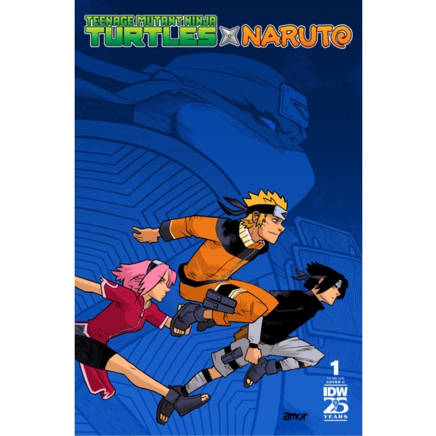 Teenage Mutant Ninja Turtles X Naruto: #1 [John Amor CVR C] 2024 Comics IDW Publishing