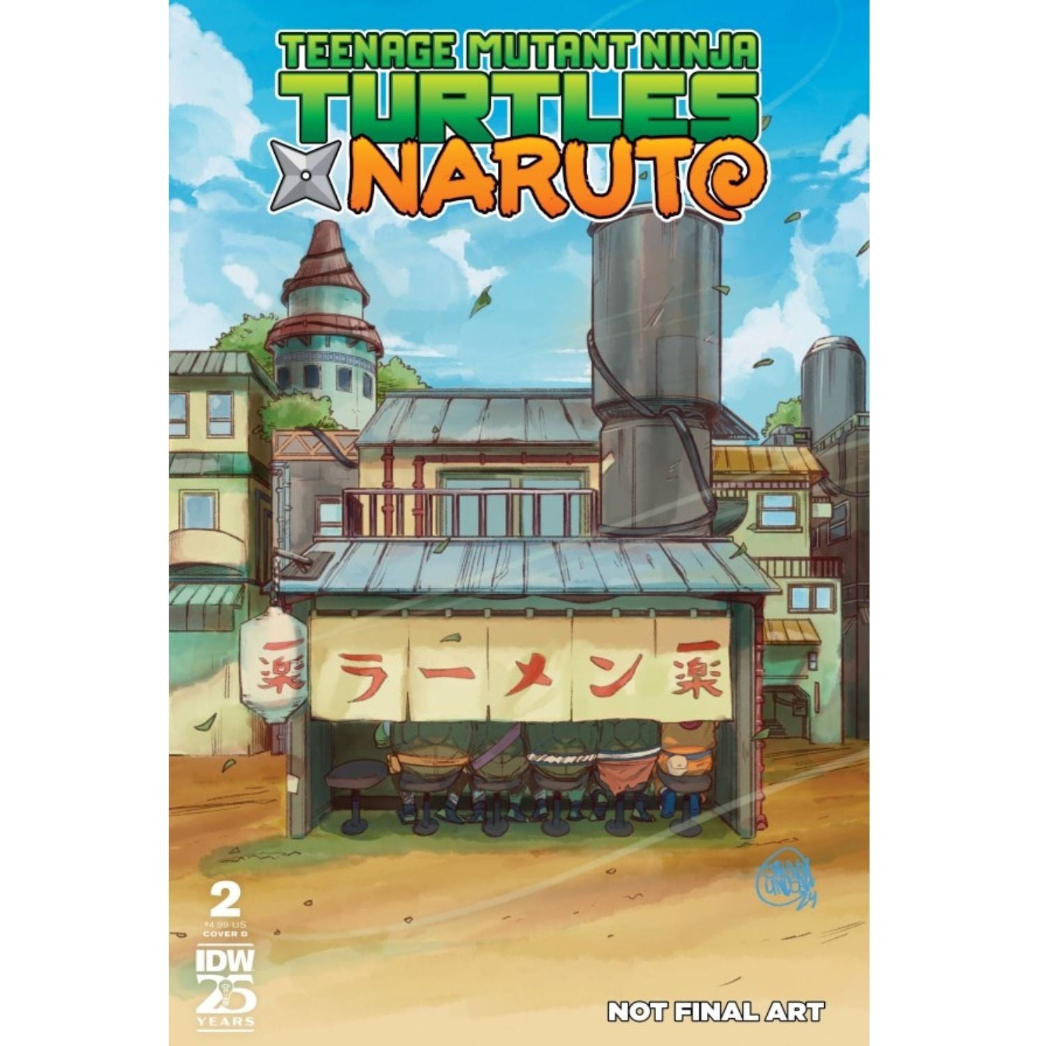 Teenage Mutant Ninja Turtles X Naruto: #2 [Jahnoy Lindsay CVR D] 2024 Comics IDW Publishing
