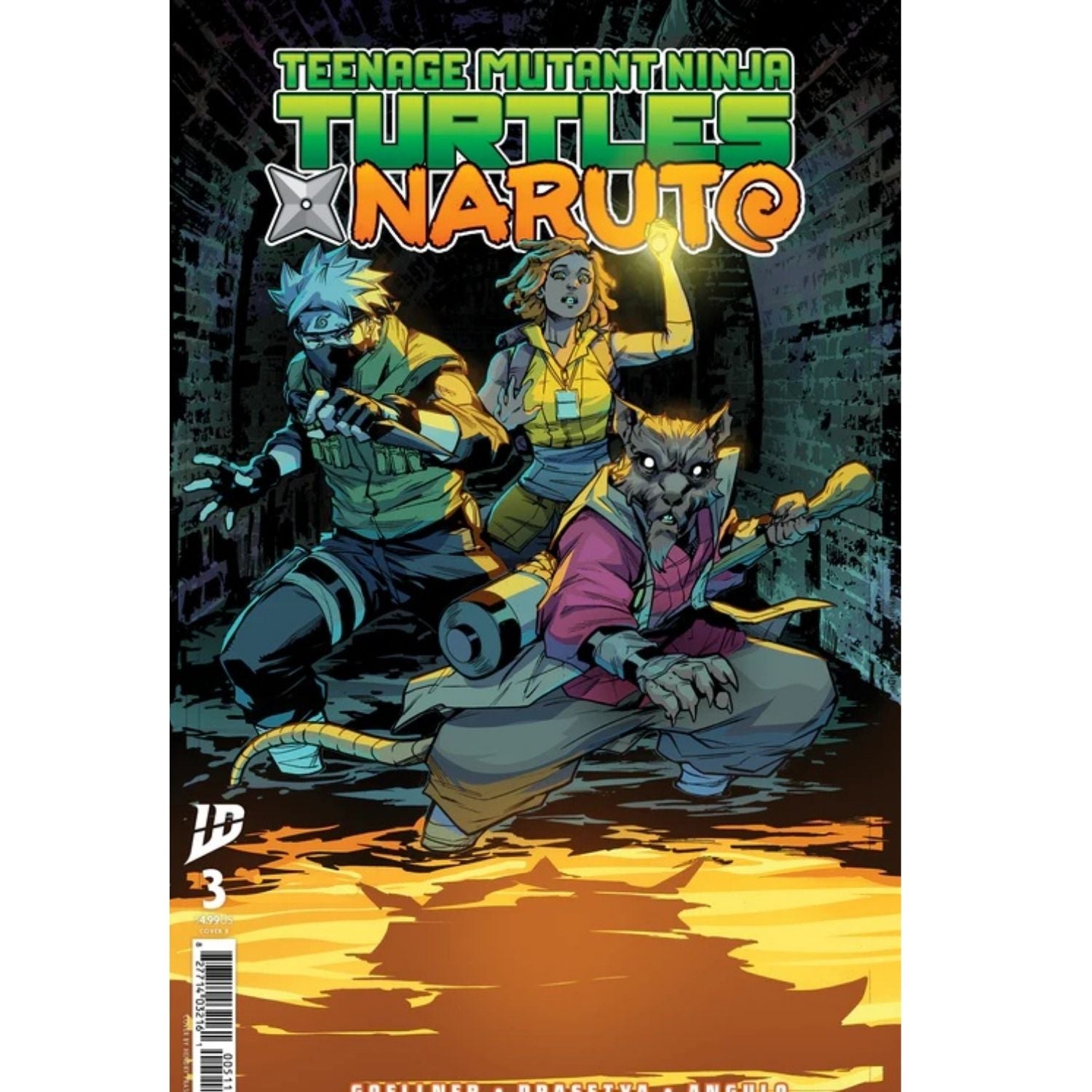 Teenage Mutant Ninja Turtles X Naruto: #3 [Hendry Praesetya CVR B] 2025 Comics IDW Publishing