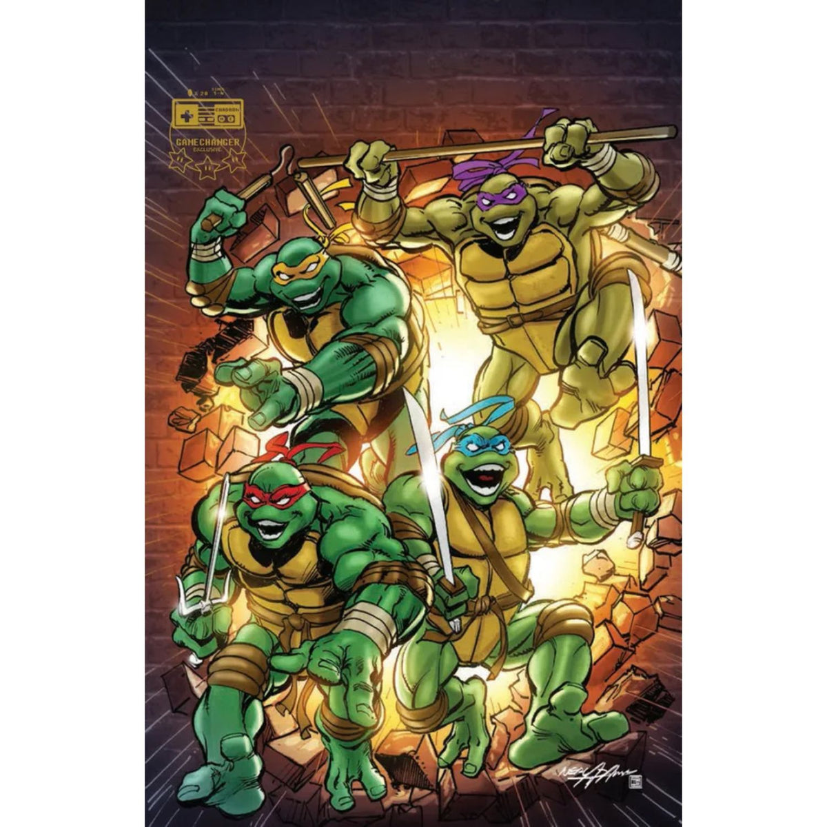 **Need Image Teenage Mutant Ninja Turtles #100 [Neal Adams CGC 9.8 Signature Series Game Changer CVR] 2019 Comics IDW Publishing