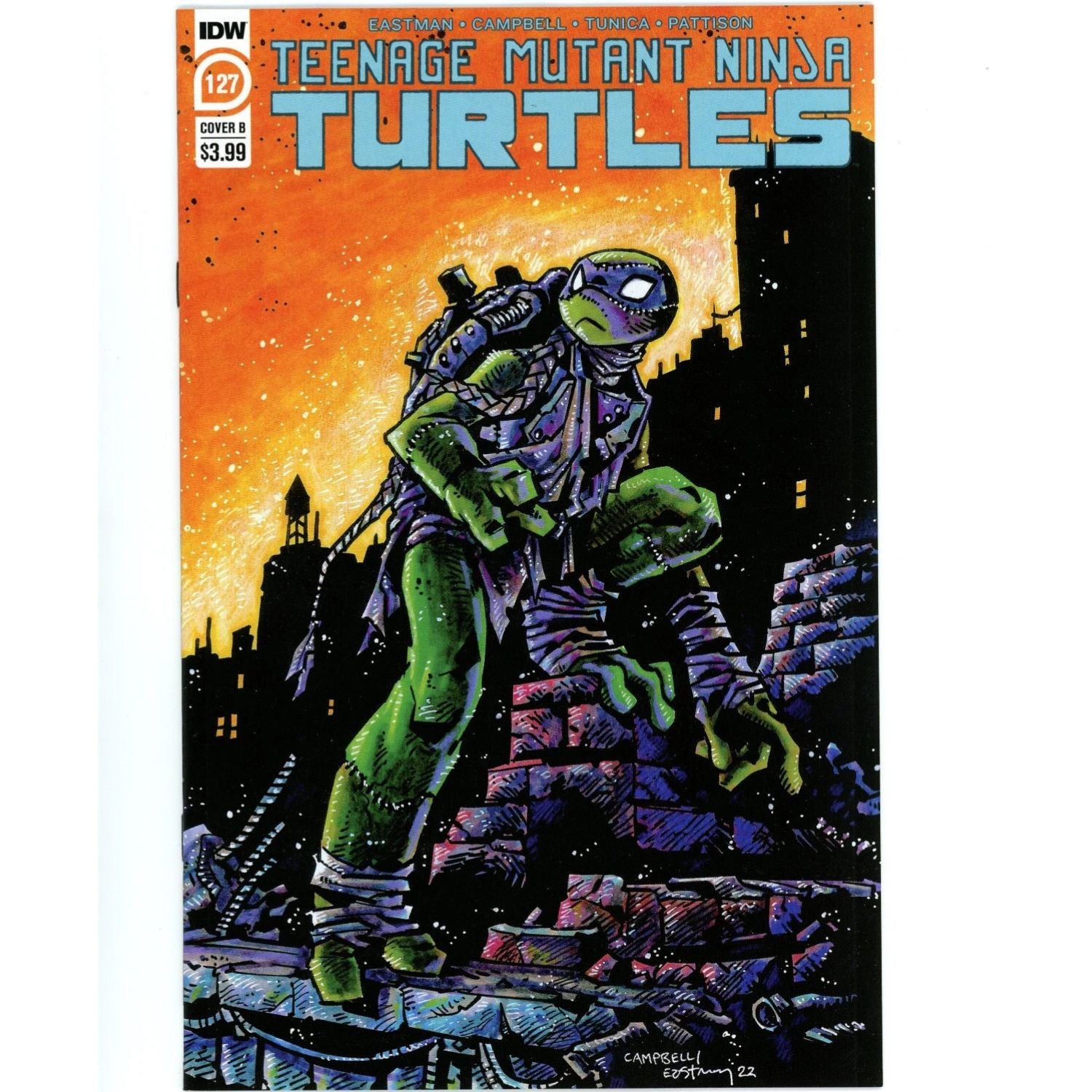 Teenage Mutant Ninja Turtles: #127 [Kevin Eastman CVR B] 2022 Comics IDW Publishing