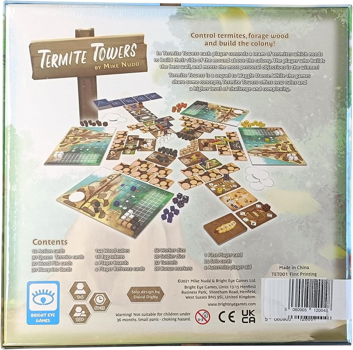 Termite Tower [Board Game, 1 - 4 Players] Board Game Bright Eyes Games