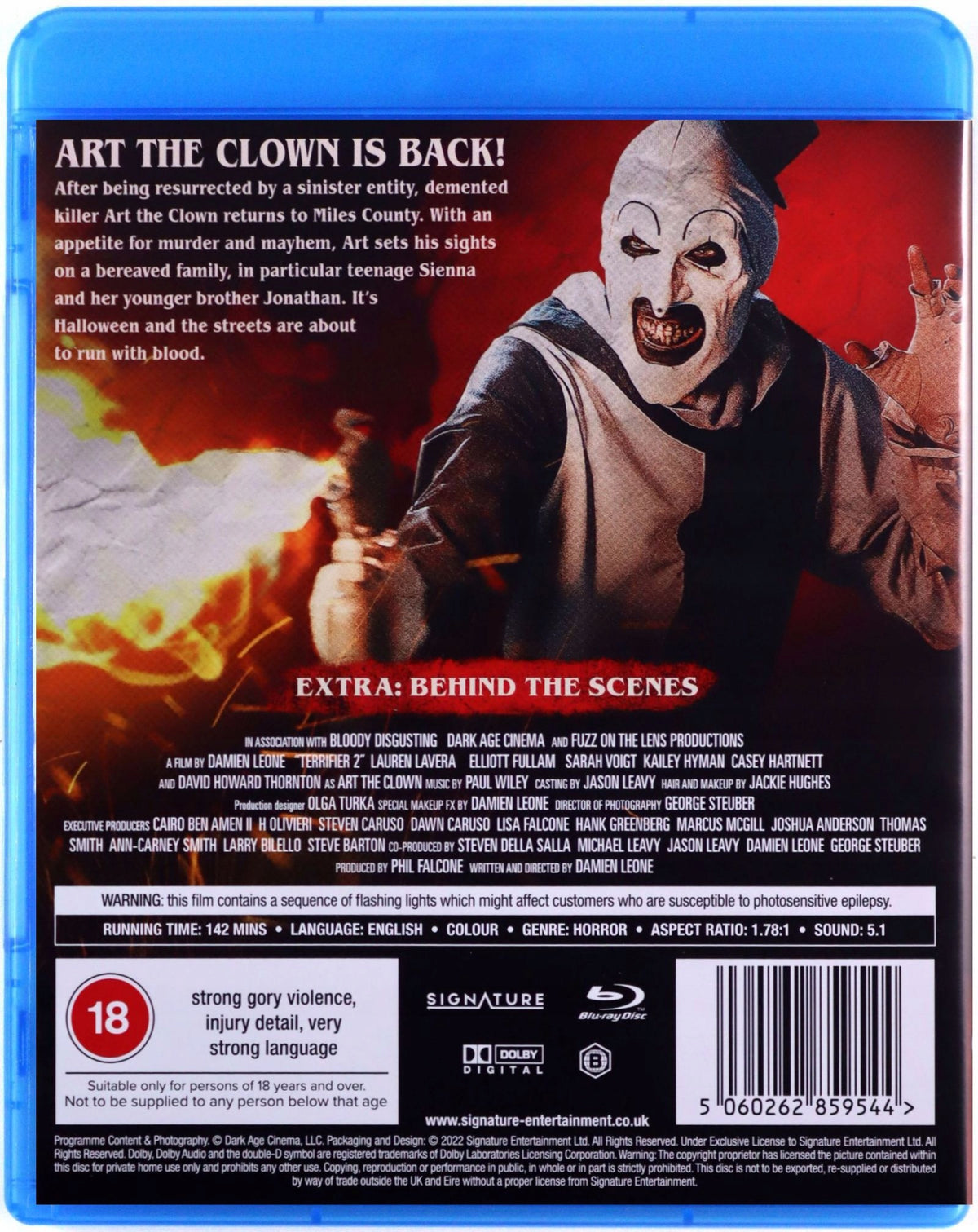 Terrifier 2 - Collector’s Edition [Blu-Ray] Blu-Ray Movie Cinedigm