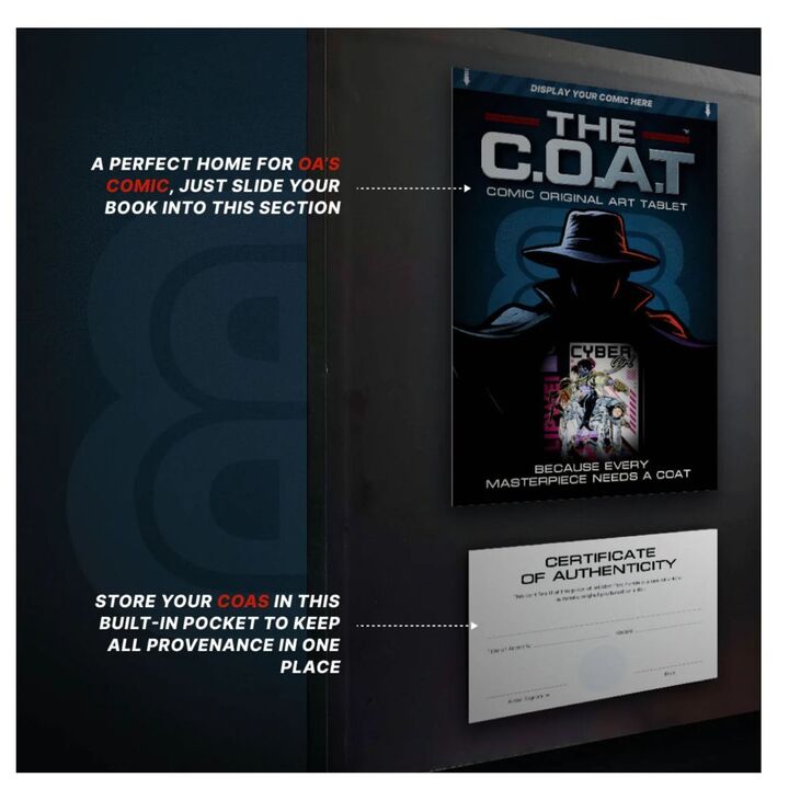 ComicCapsule The C.O.A.T. Art Display Comics ComicCapsule
