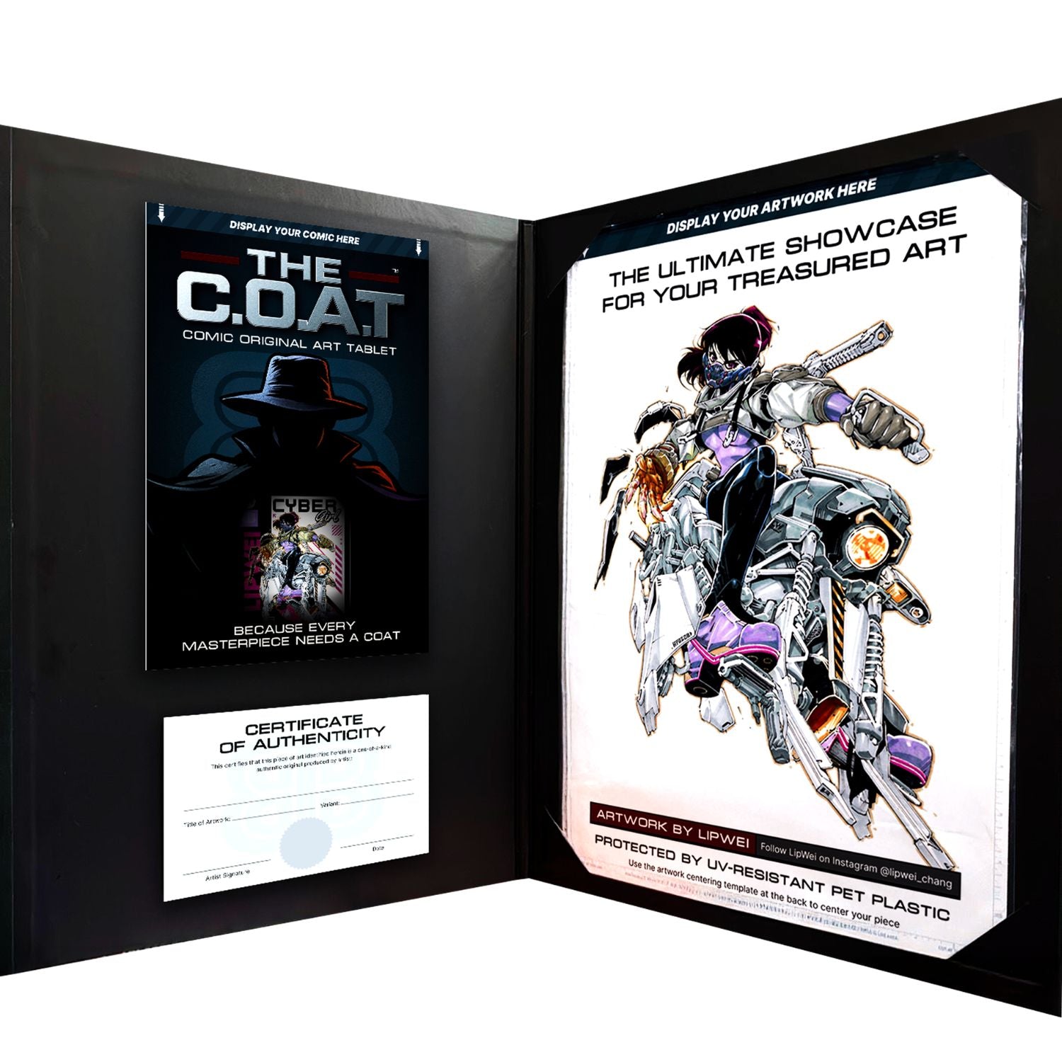 ComicCapsule The C.O.A.T. Art Display Comics ComicCapsule