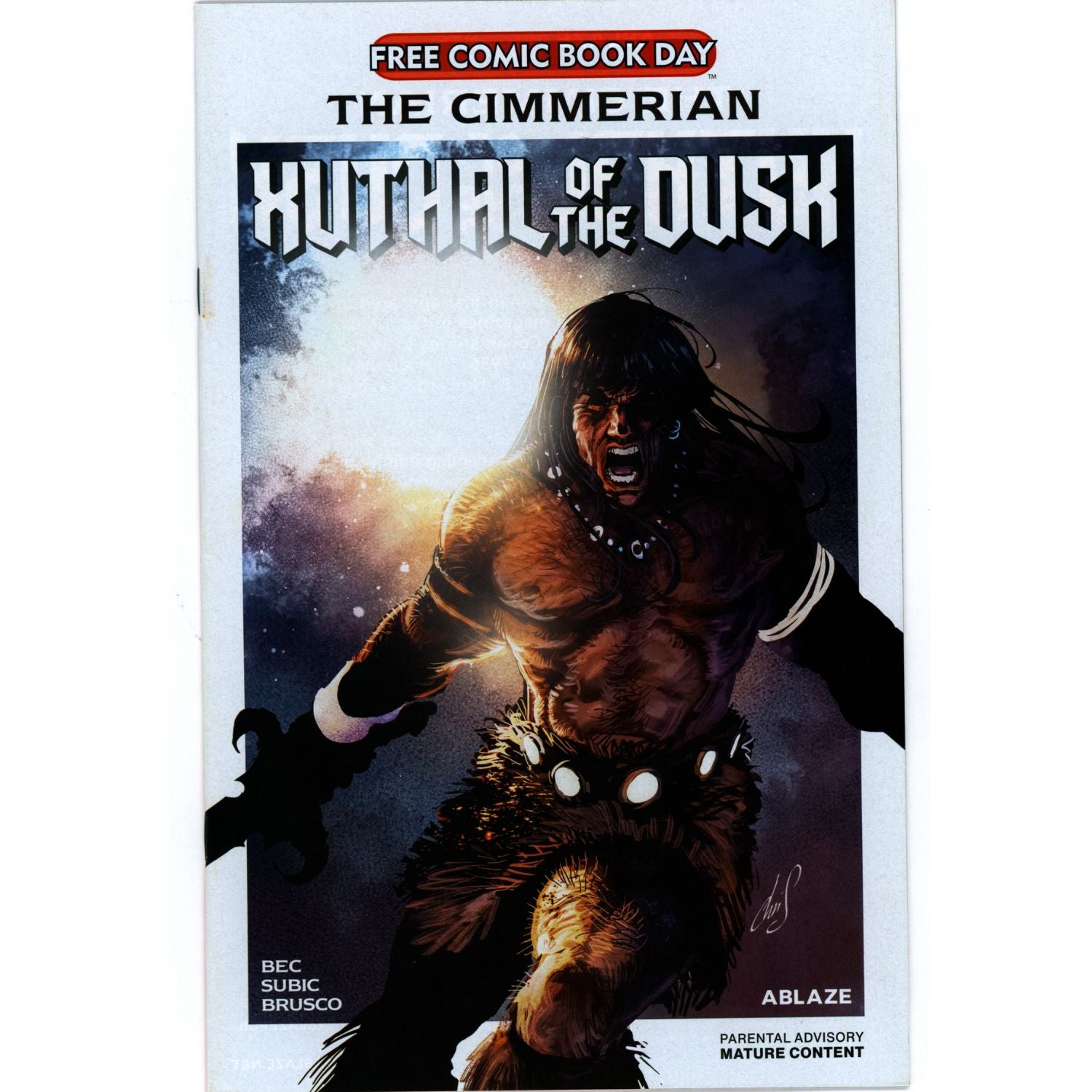 The Cimmerian Xuthal Of The Dusk: #1 [Chris Regnault FCBD] 2026 Comics Ablaze