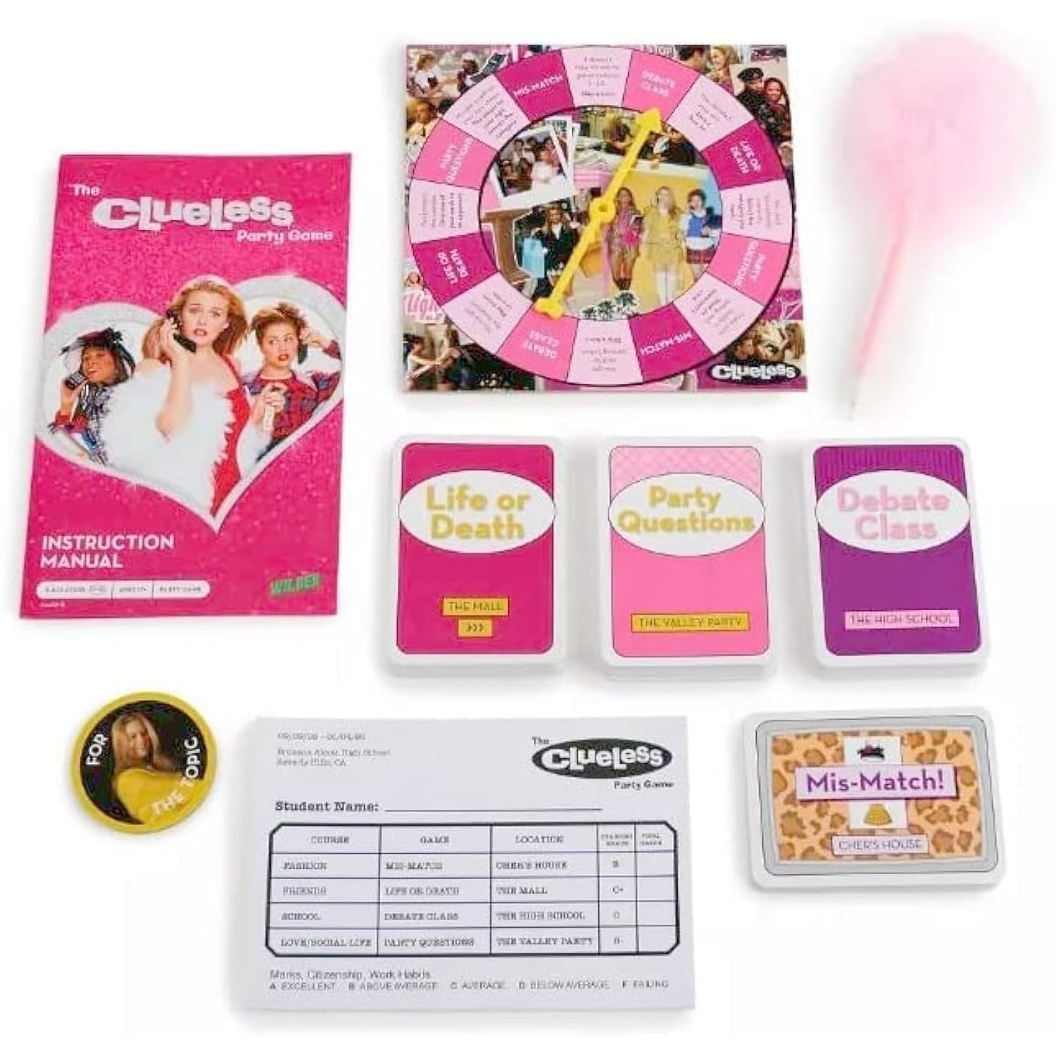 The Clueless Party Game [Board Game, 3-6 Players] Board Game WowWee