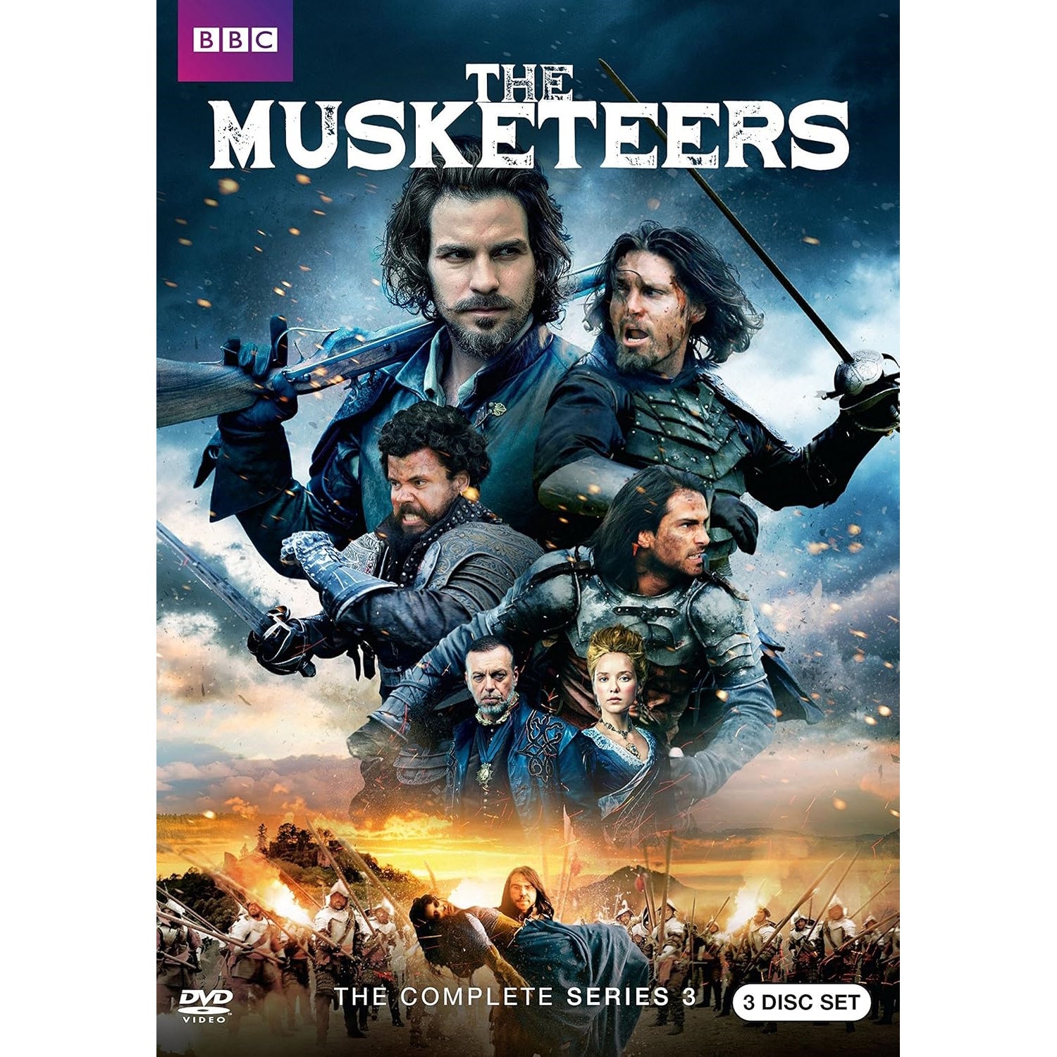 The Musketeers - The Complete Series 3 [DVD] DVD Box Set / Series BBC