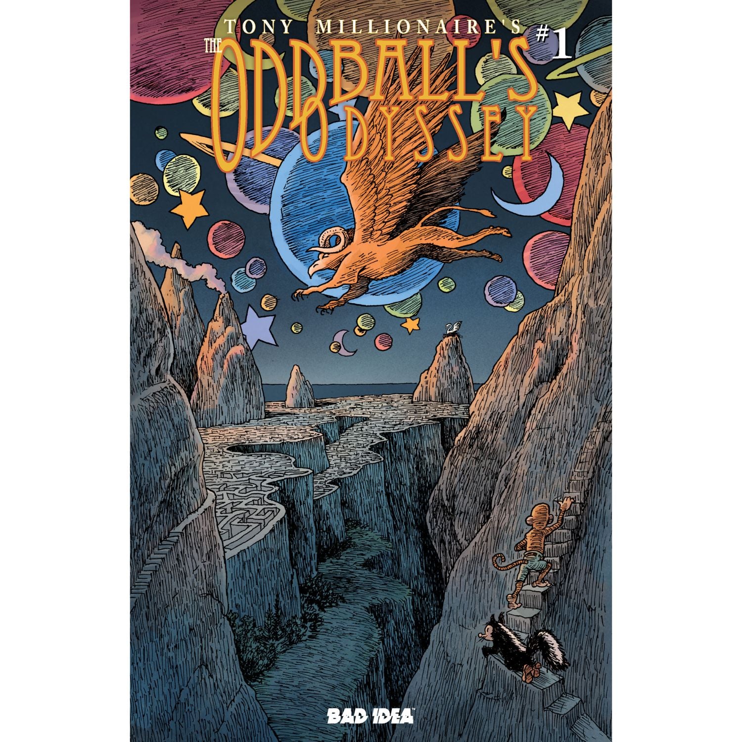 The Oddball's Odyssey: #1 [Tony Millionaire CVR A] 2026 Comics Bad Idea