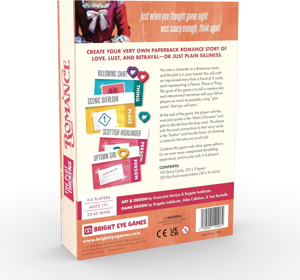 The Plot Thickens - Romance Edition [Board Game, 2 - 4 Players] Board Game Bright Eyes Games