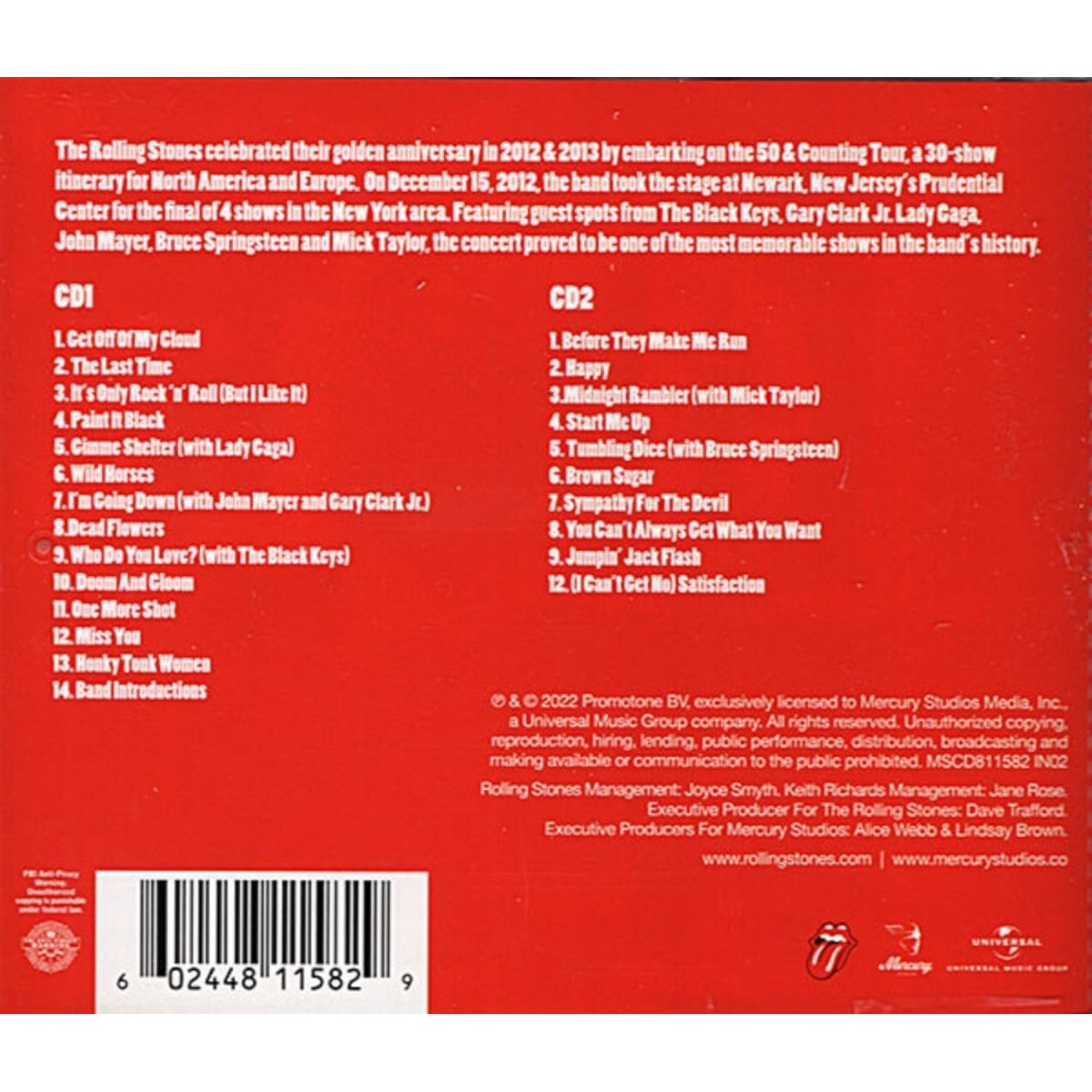 The Rolling Stones: GRRR Live! [Audio CD] Audio CD/Vinyl Universal Music